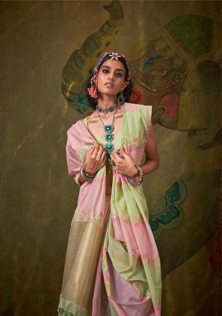 KIYOMI by rajtax SPUN RANGKAAT saree collection manufacturer surat 