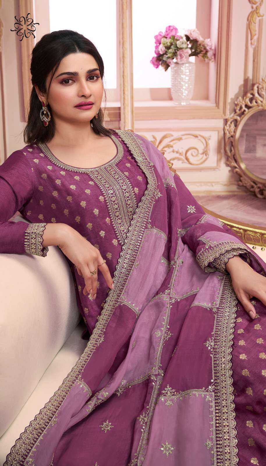 KULEESH SHRISTI HITLIST by vinay fashion JACQUARD  Suit collection manufacturer surat 