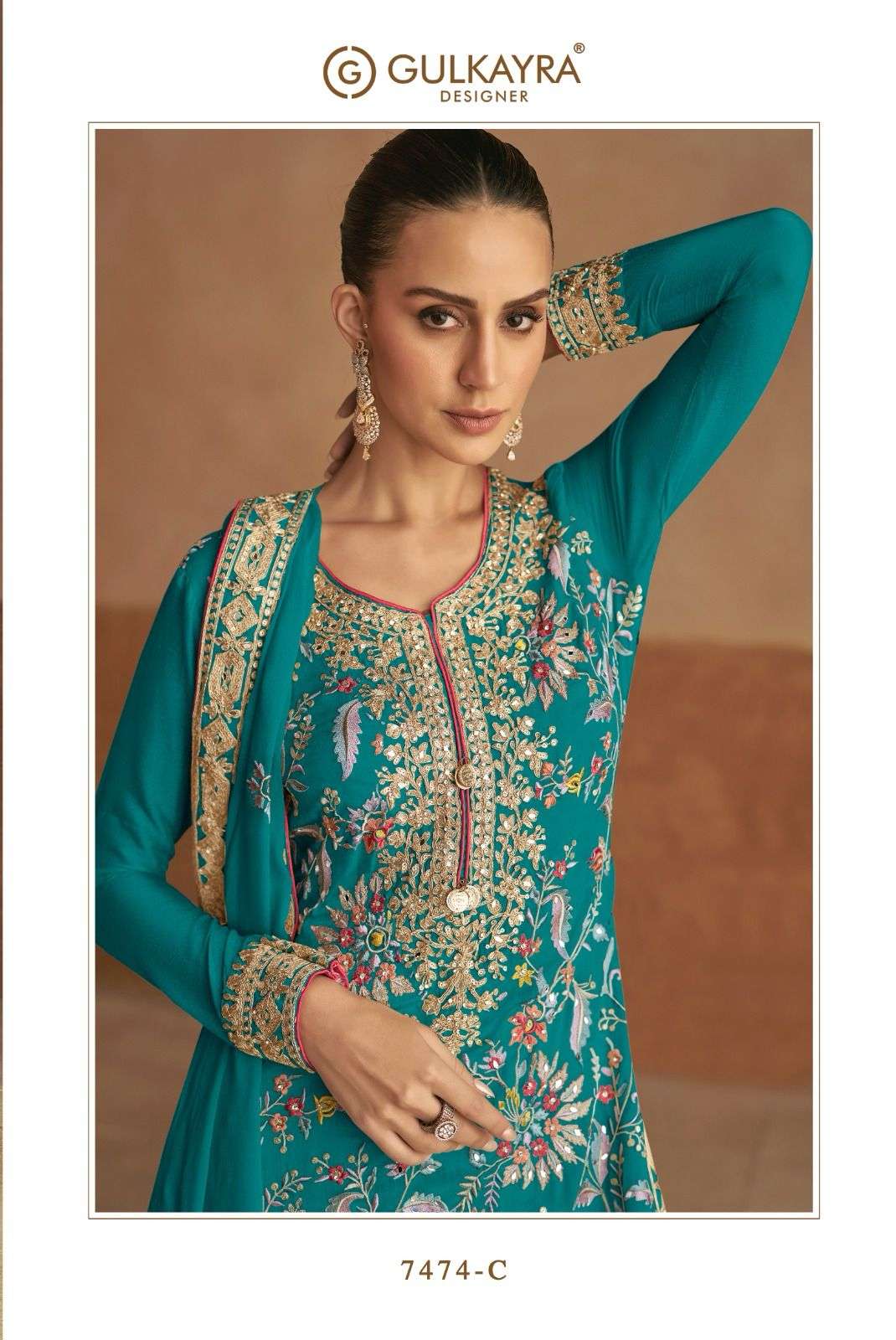 LAHZA NEW COLOUR by Gulkayra Designer suit collection manufacturer surat 