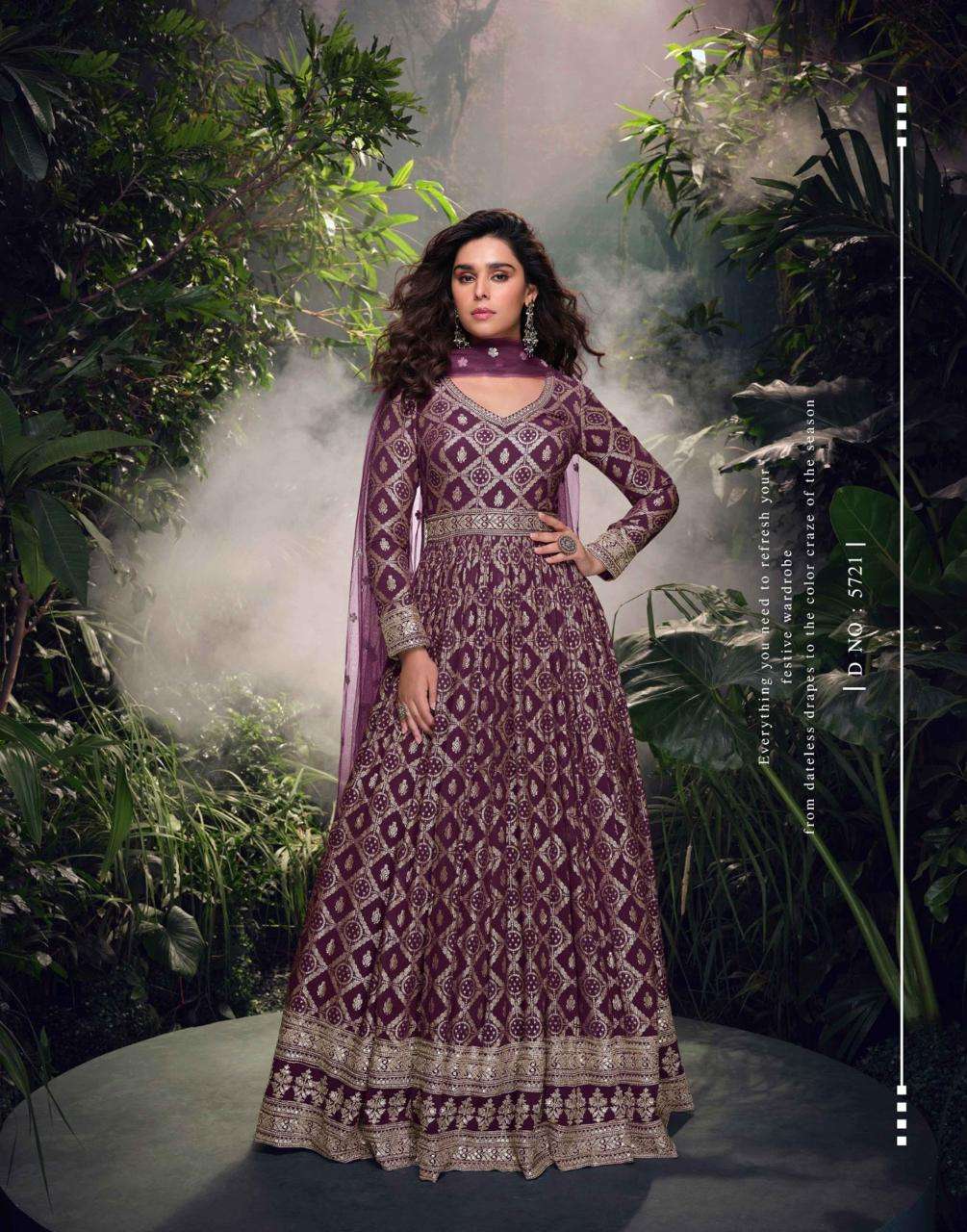 LAKSHITA by SAYURI DESIGNER PURE VISCOS gown collection manufacturer surat 