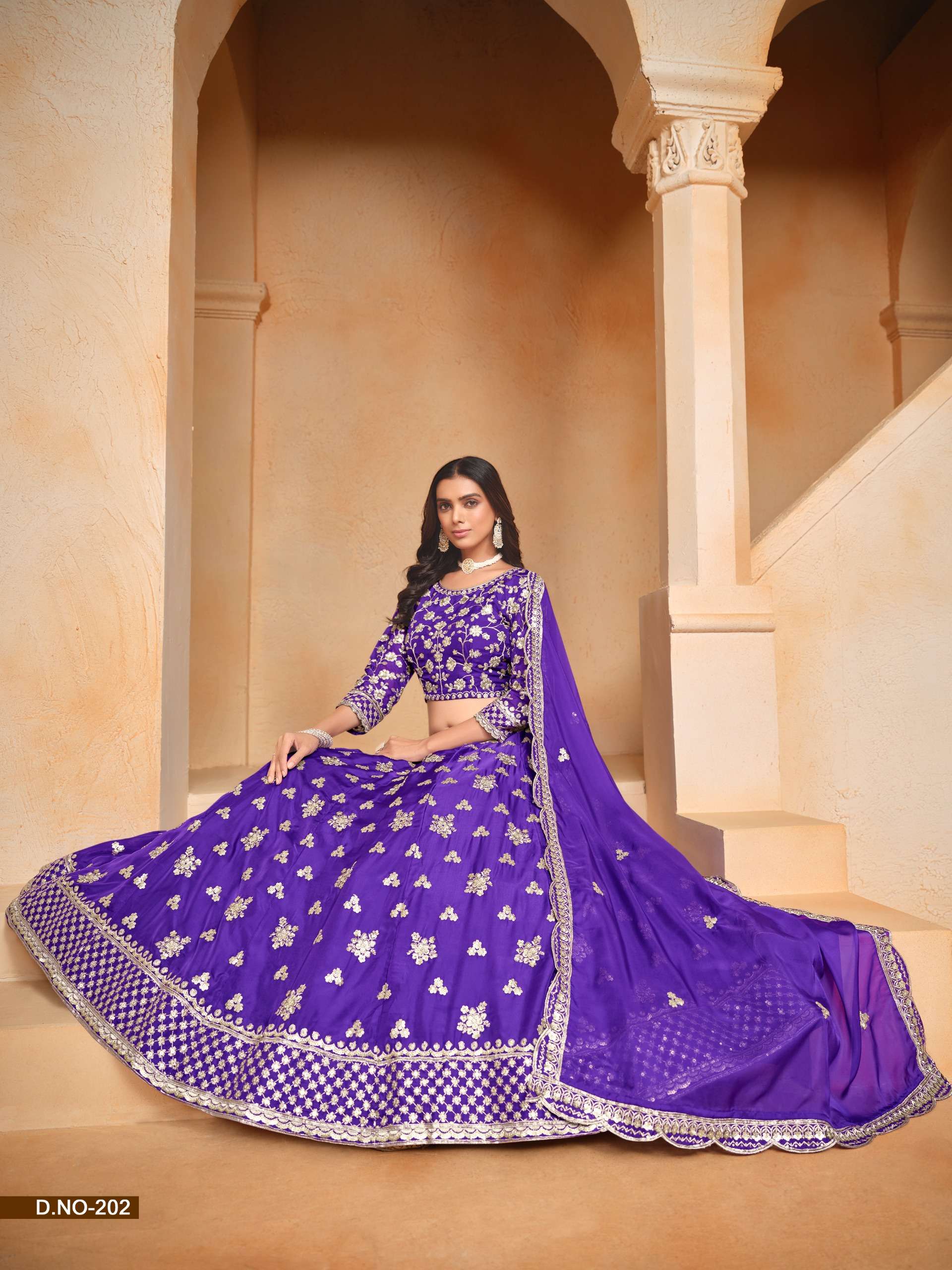 MEHVISH VOL 2 ORGANZA lehenga choli collection manufacturer surat 