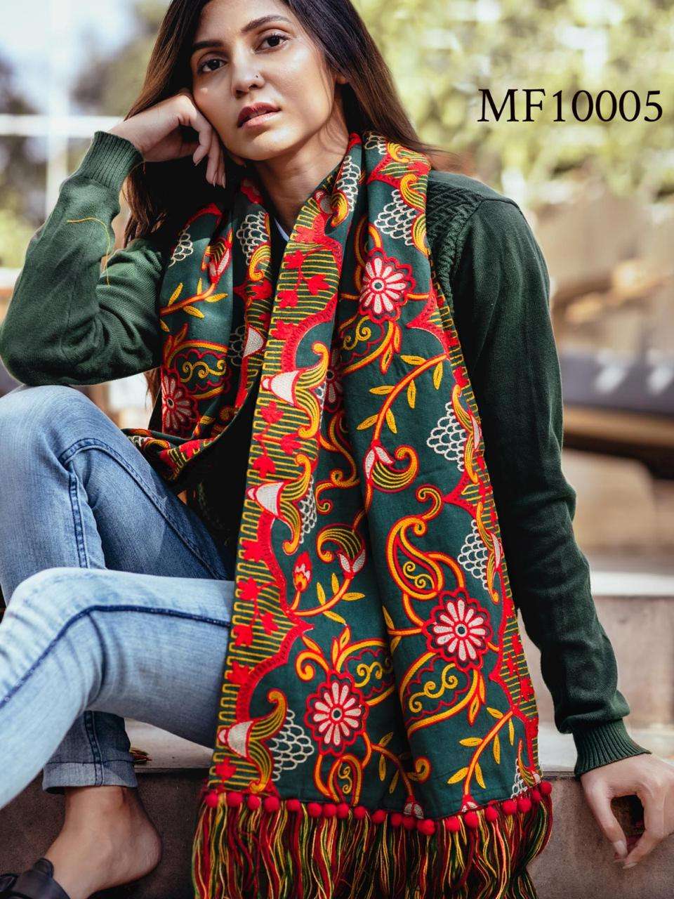 Mesmora khadi mufflers  Shawl dupatta collection manufacturer surat 