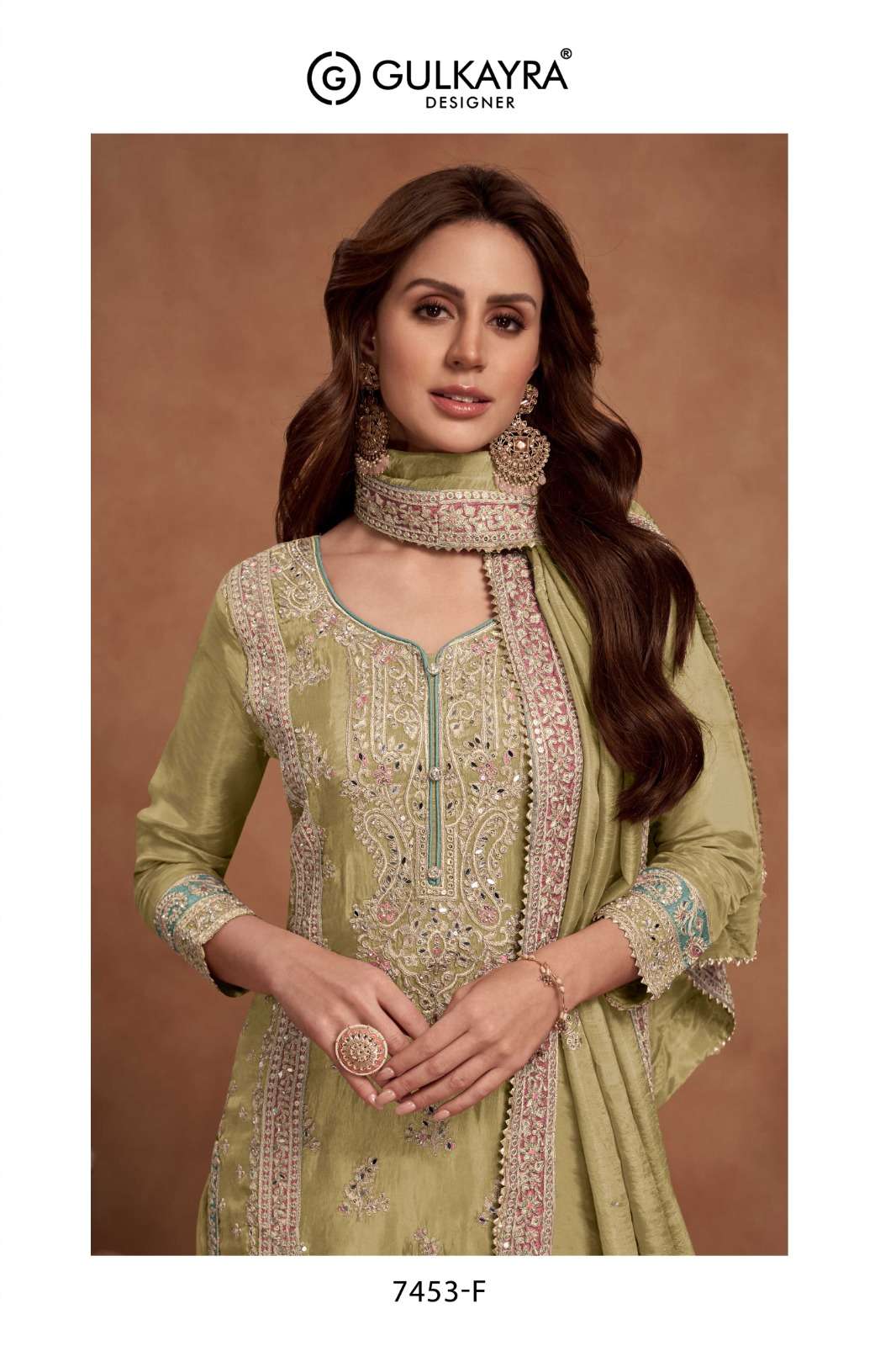 NAZIA COLOUR by Gul kayra Designer Real Simar Silk plazo suit collection manufacturer surat 