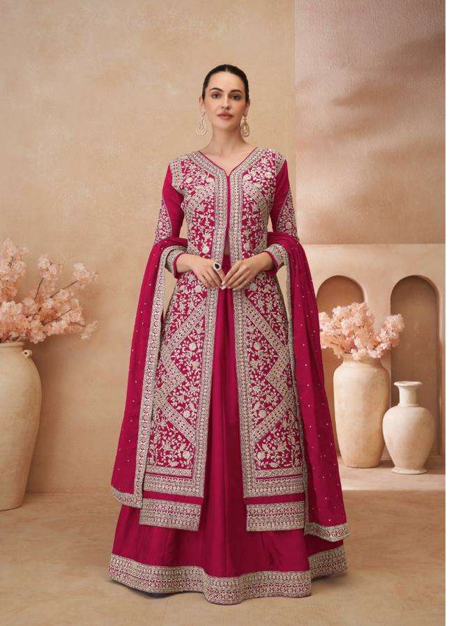 NOOR by RASALIKA  Real Chinnon Silk sarara suit collection manufacturer surat 