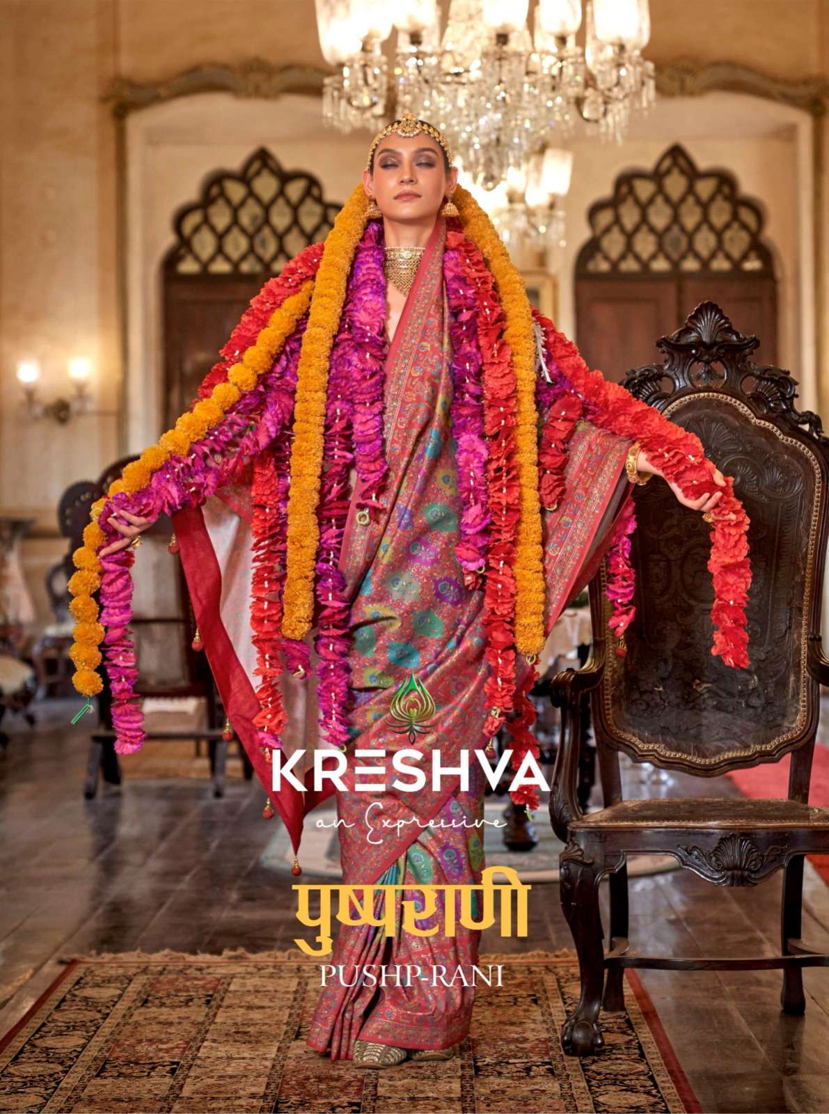 Pushpa Rani Series  812 To 817 by Kreshva silk saree collection manufacturer surat 