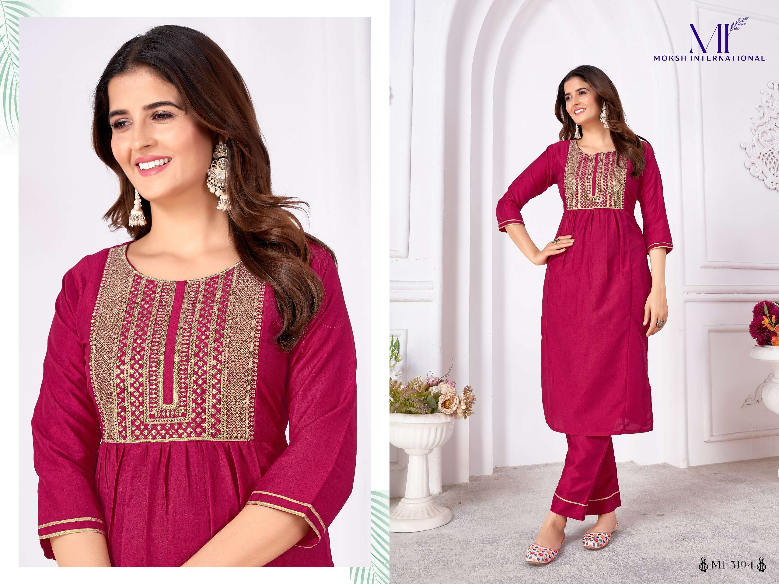 Rangoli Vol 1 by MOKSH INTERNATIONAL Vertical Silk suit collection manufacturer surat 