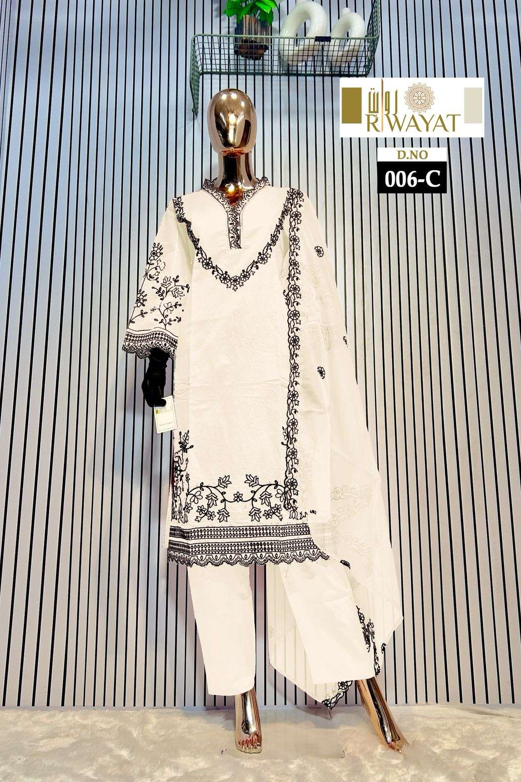 RIWAYAT 06 COTTON SILK PAKISTANI suit collection manufacturer surat 