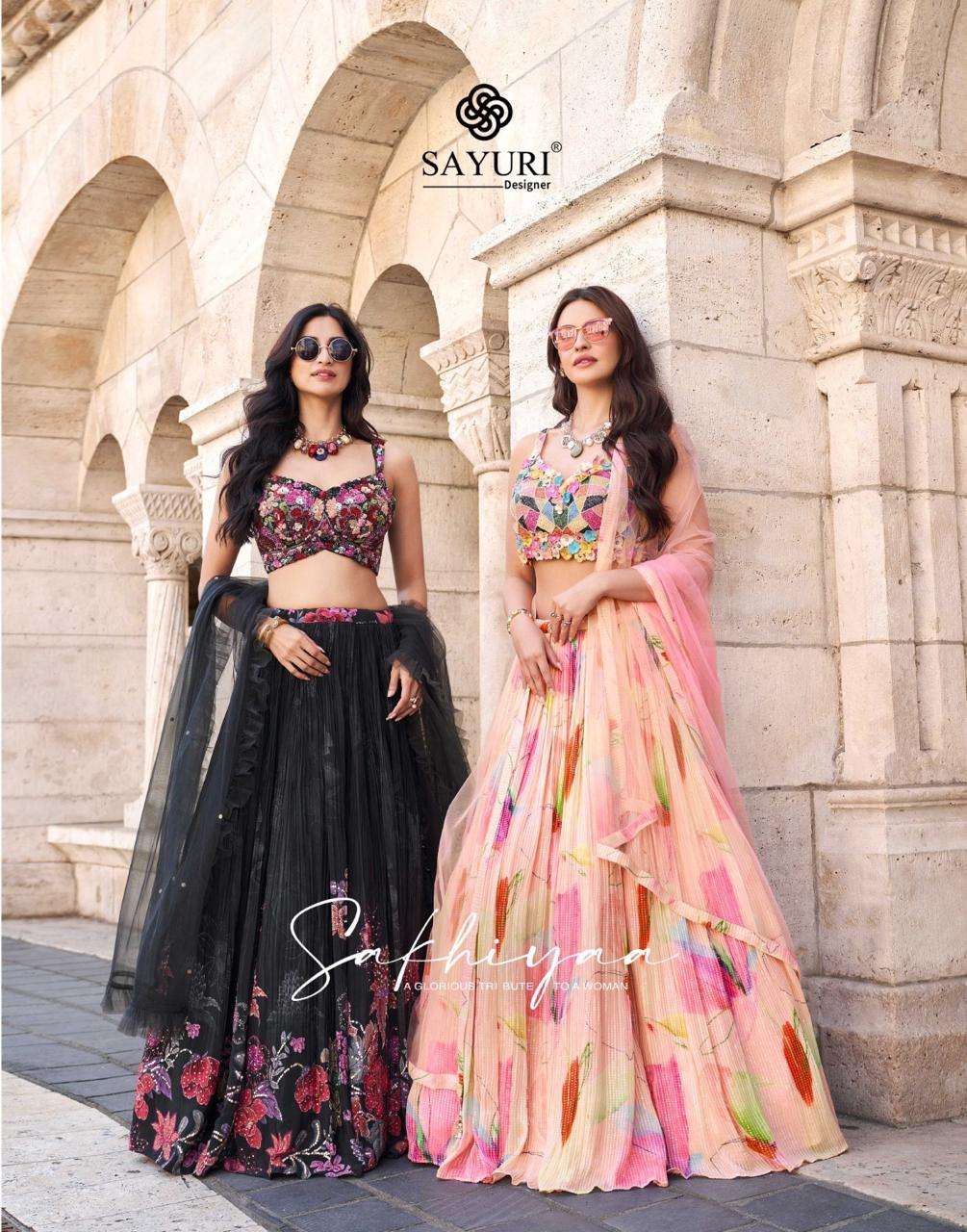 SAKHIYAA by SAYURI DESIGNER lehenga choli collection manufacturer surat 