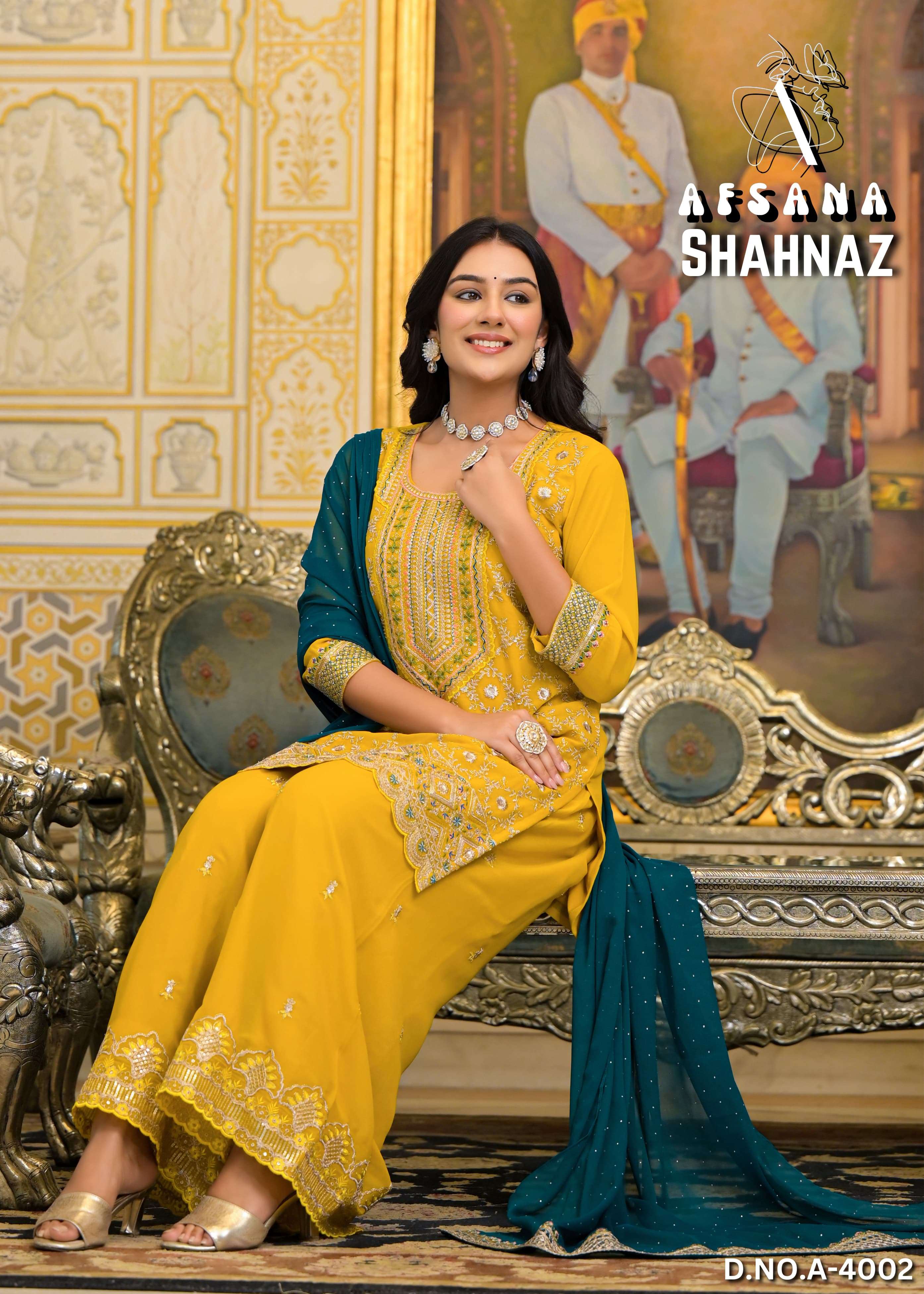 SHAHNAZ Cradtion By AFSANA Star simmer   Georgette kurti collection manufacturer surat 