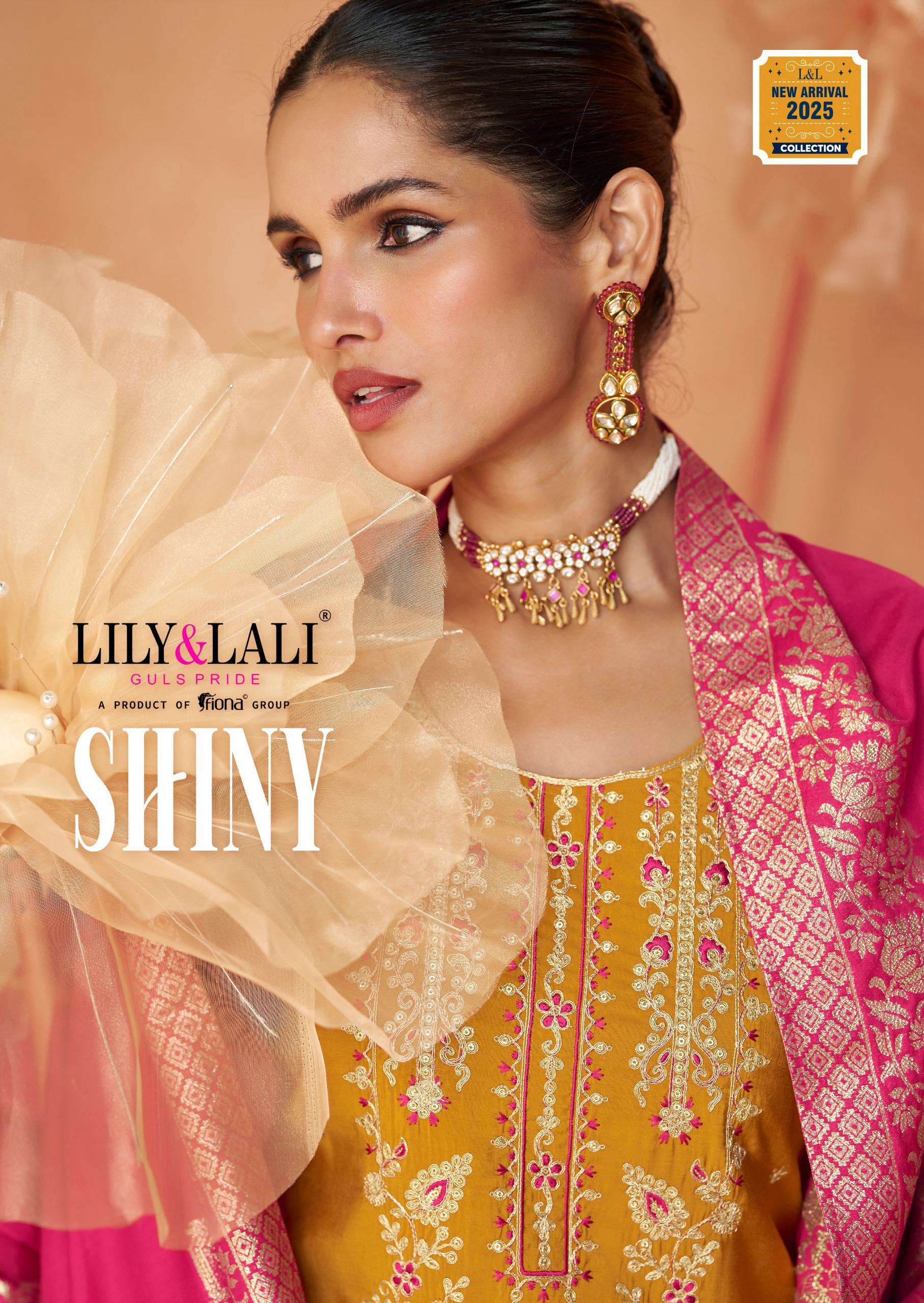 SHINY by LILY LALI Viscouse suit collection manufacturer surat 