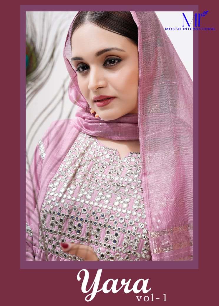  Yara vol 1 by moksh international heavy silk kurti set for reception
