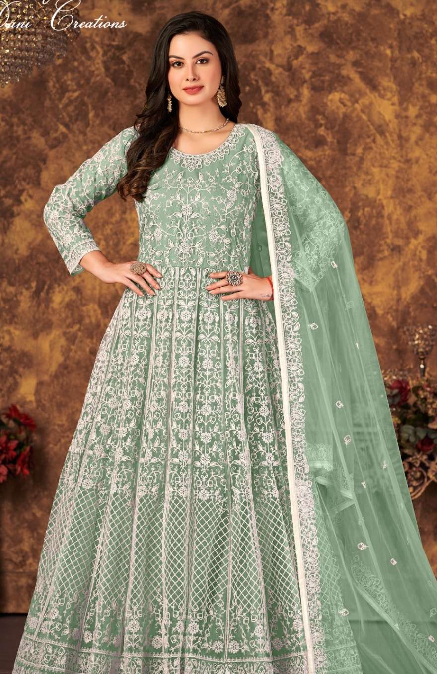 AANAYA 4700 SERIES VOL 147 by Dani creation Net gown collection manufacturer surat 