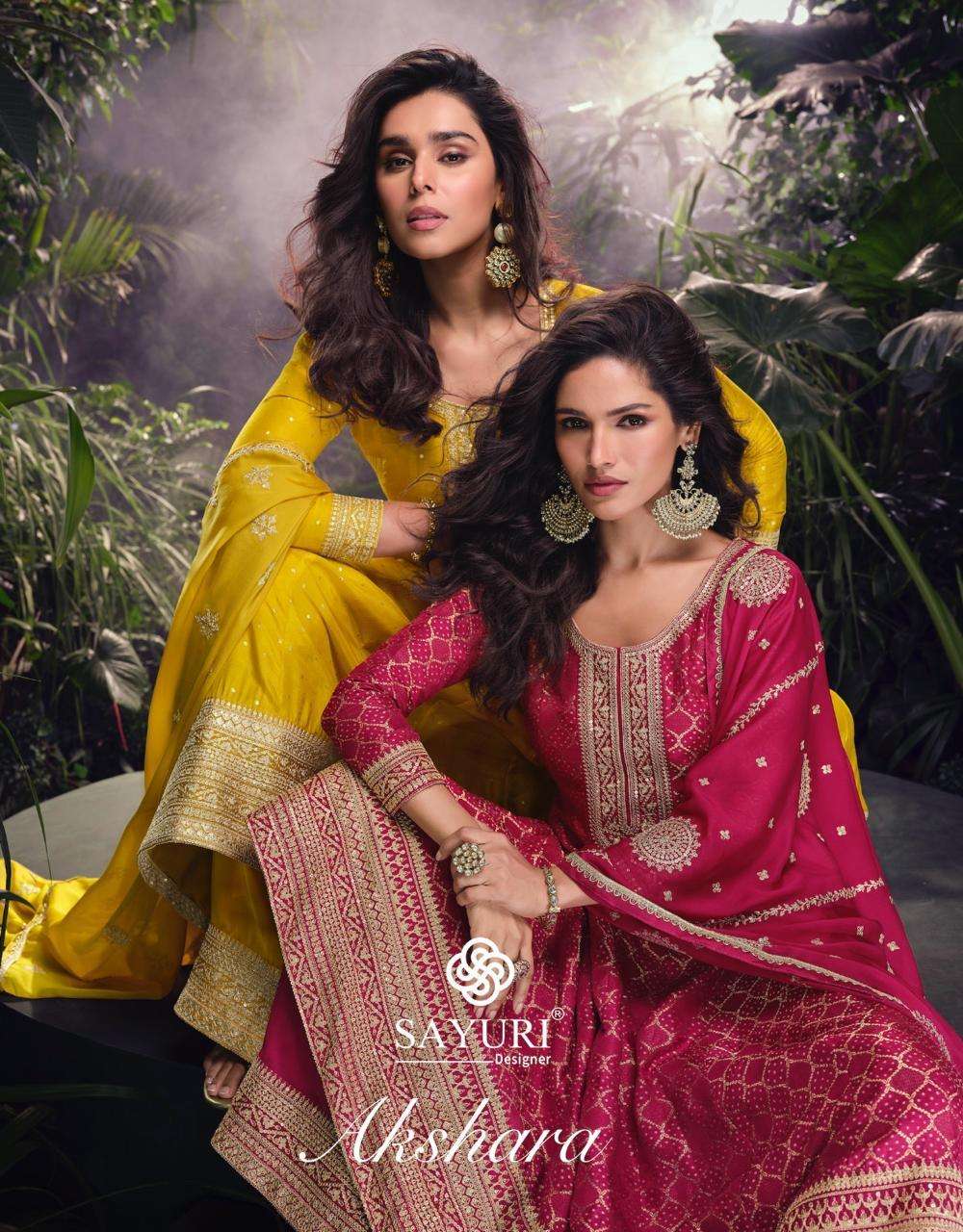 Akshara by Sayuri Designer Pure Viscos silk suit collection manufacturer surat
