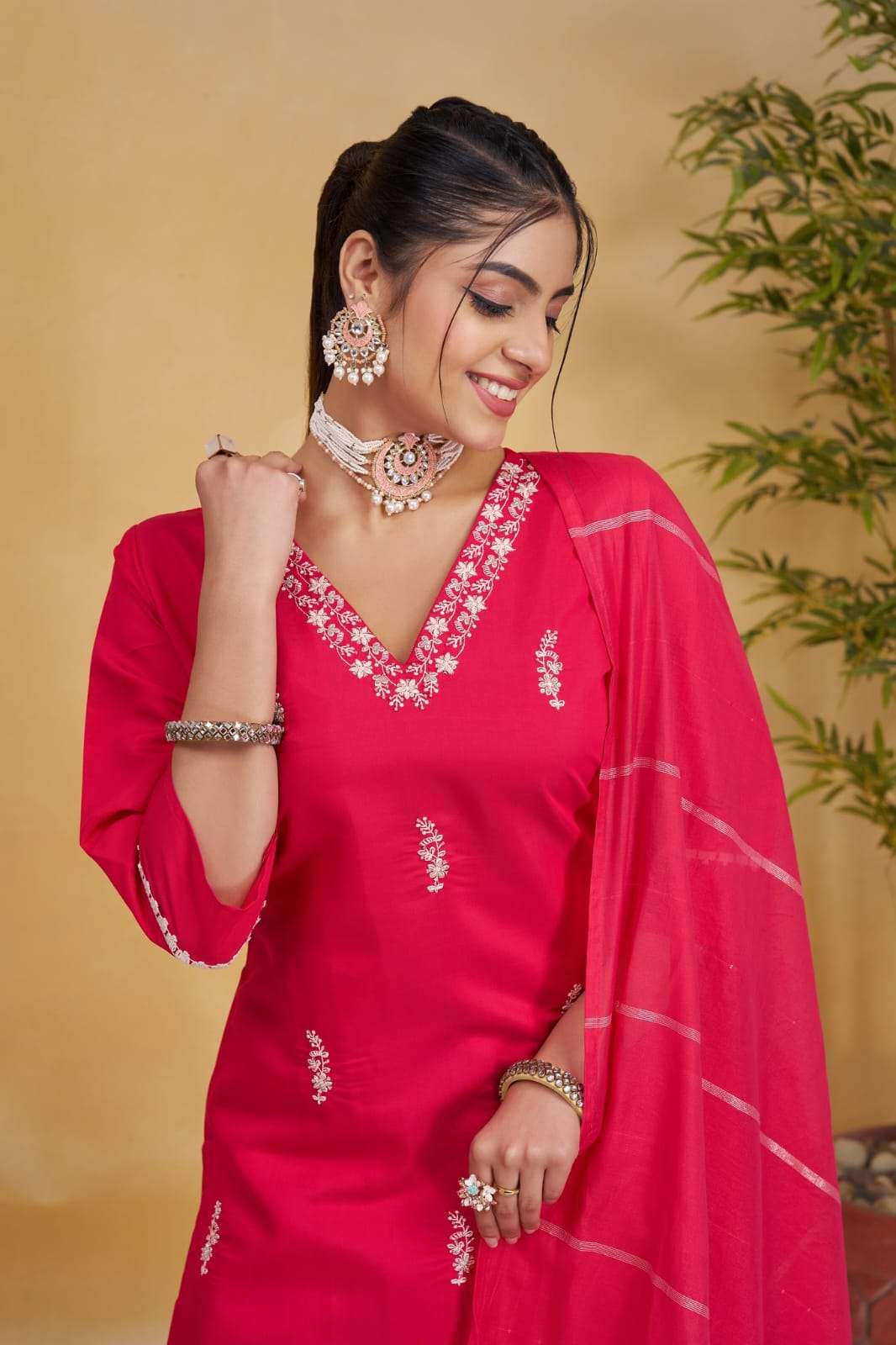 ANANTA HIT READYMADE ROMAN SILK KURTI PANT DUPATTA collection manufacturer surat 