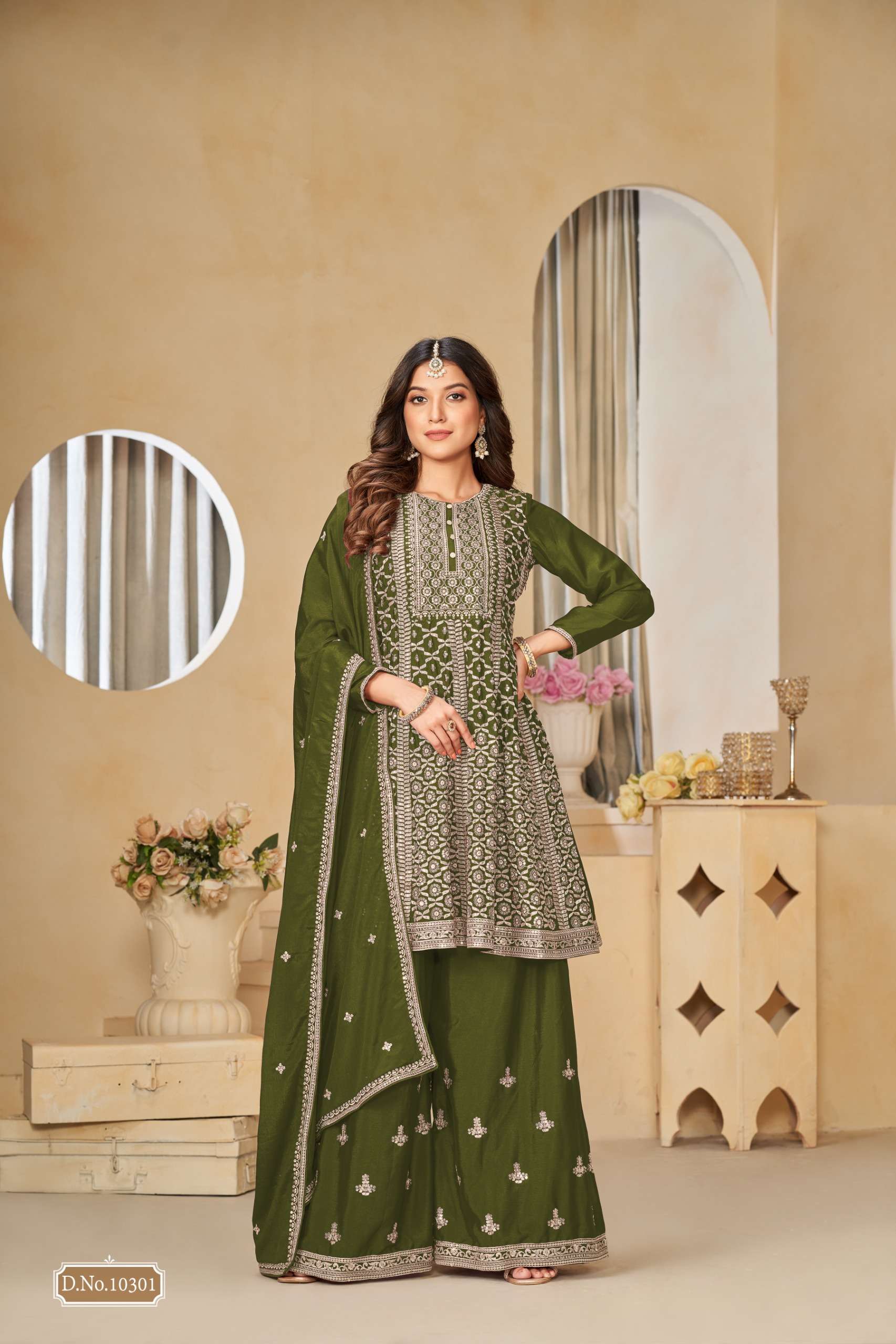 ANJUBAA VOL 30  CHINNON suit collection manufacturer surat 