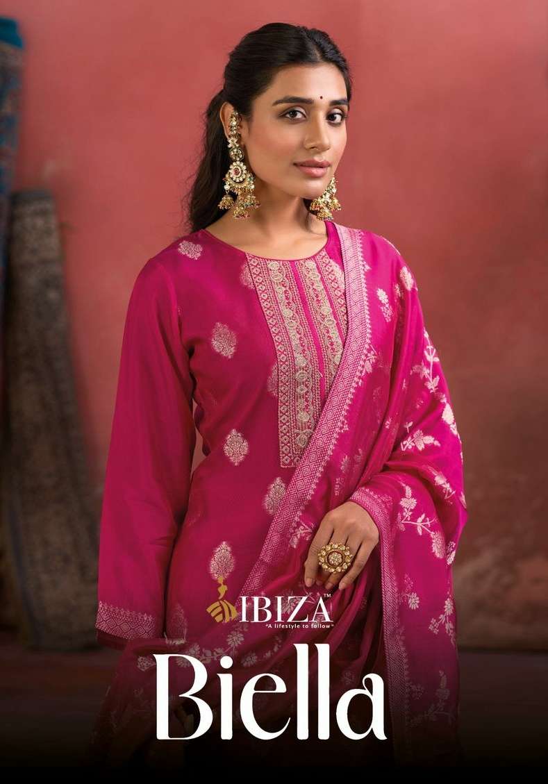 BIELLA by IBIZA BANGLORY SILK suit collection manufacturer surat 