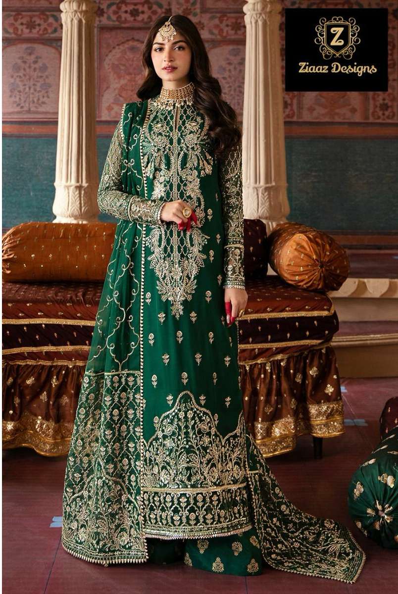 code 405B by Ziaaz Designs Georgette suit collection manufacturer surat 