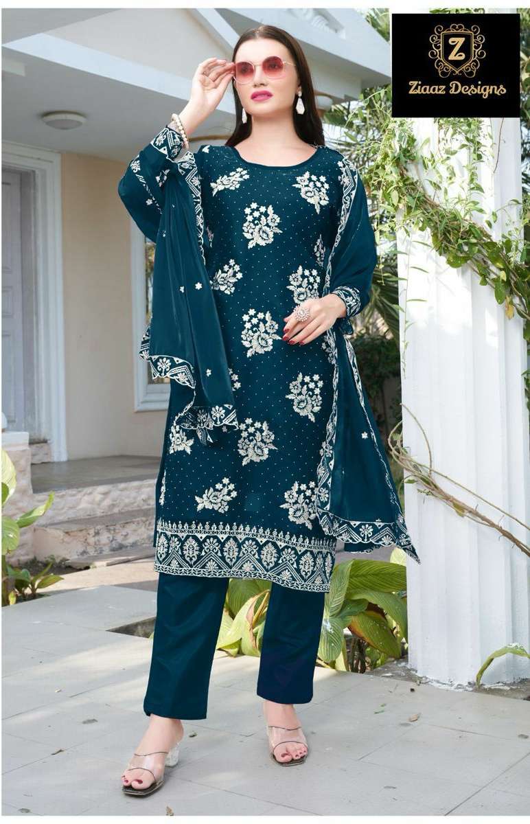 code 760 by Ziaaz Designs Jimmy choo  Suit collection manufacturer surat 