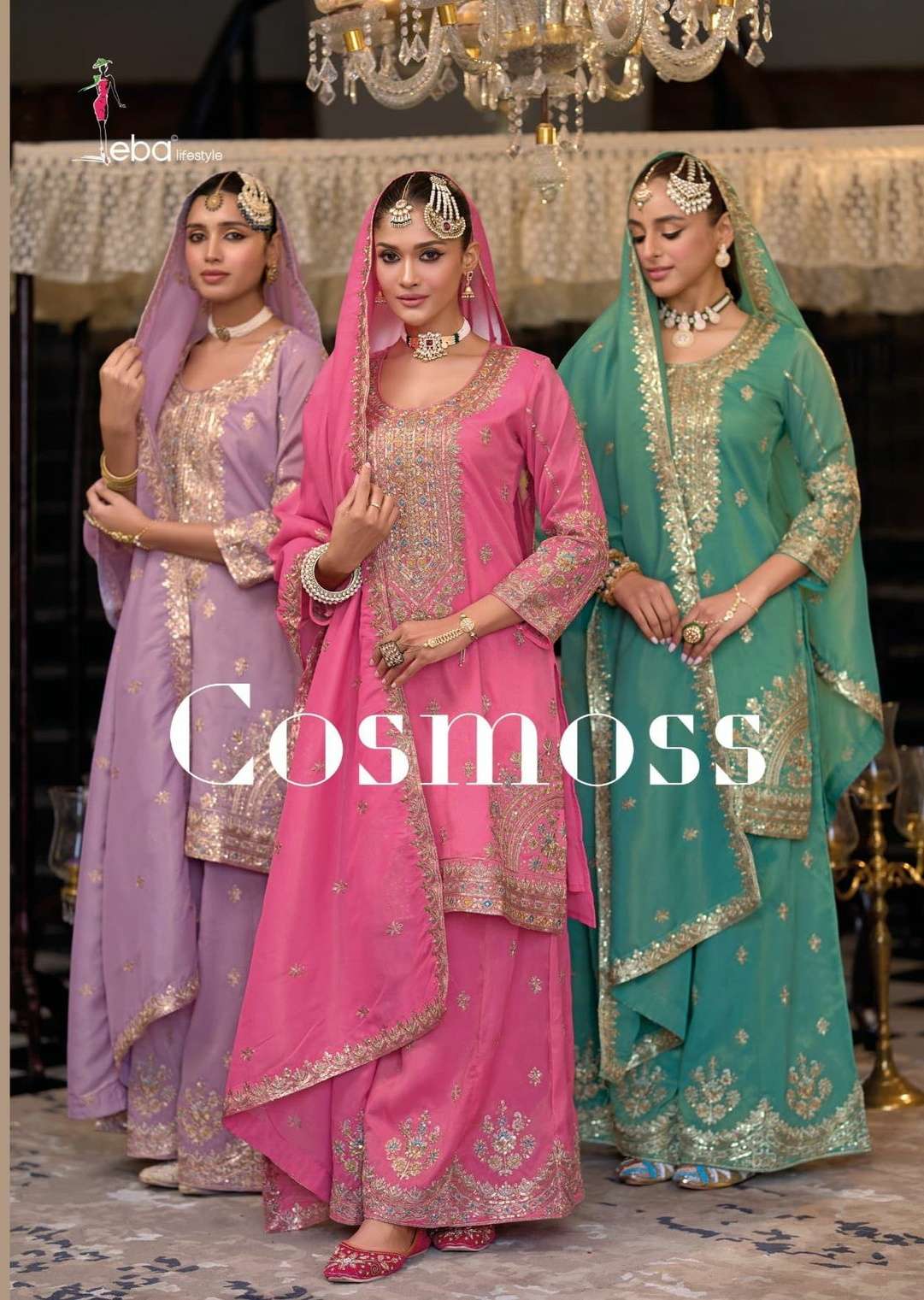 Cosmoss by eba lifestyle Simar suit collection manufacturer surat 