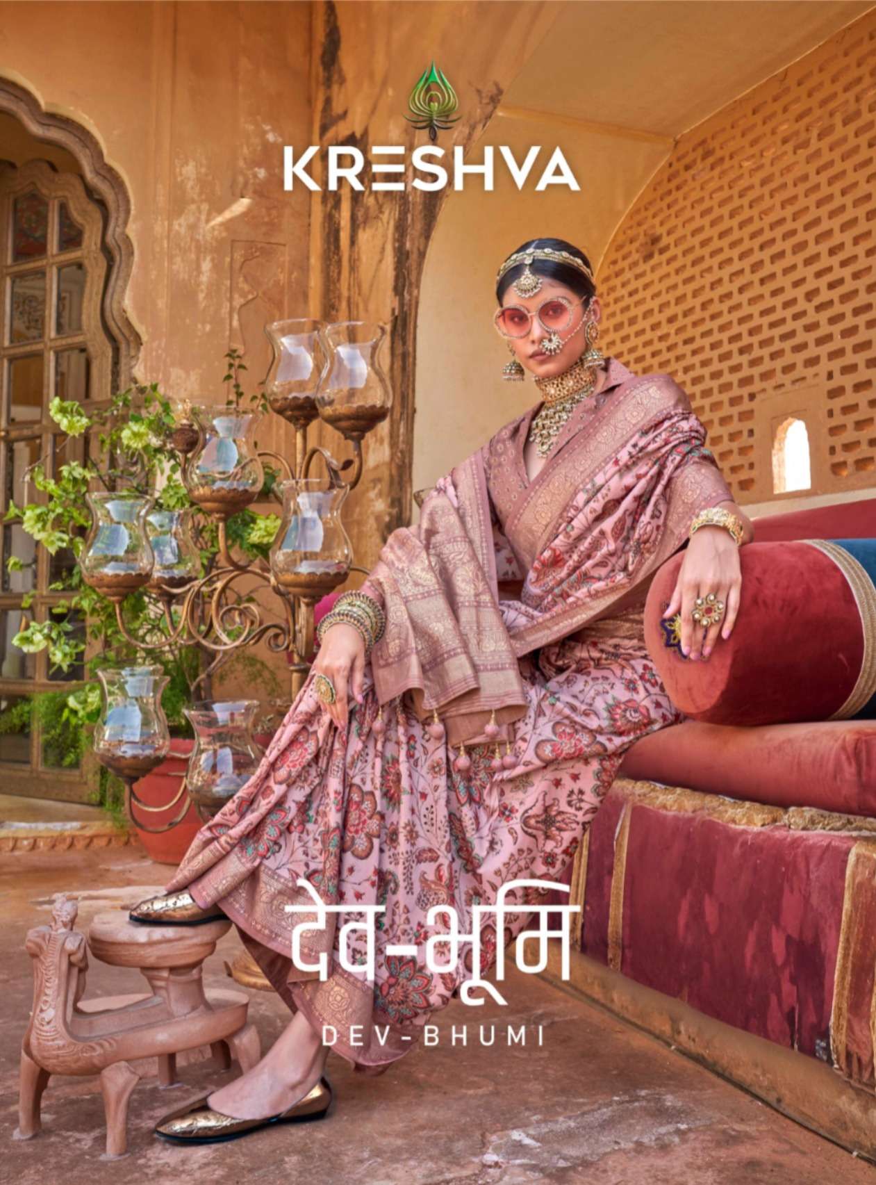 Dev Bhumi Series 737 to 746 by Kreshva silk saree collection manufacturer surat 