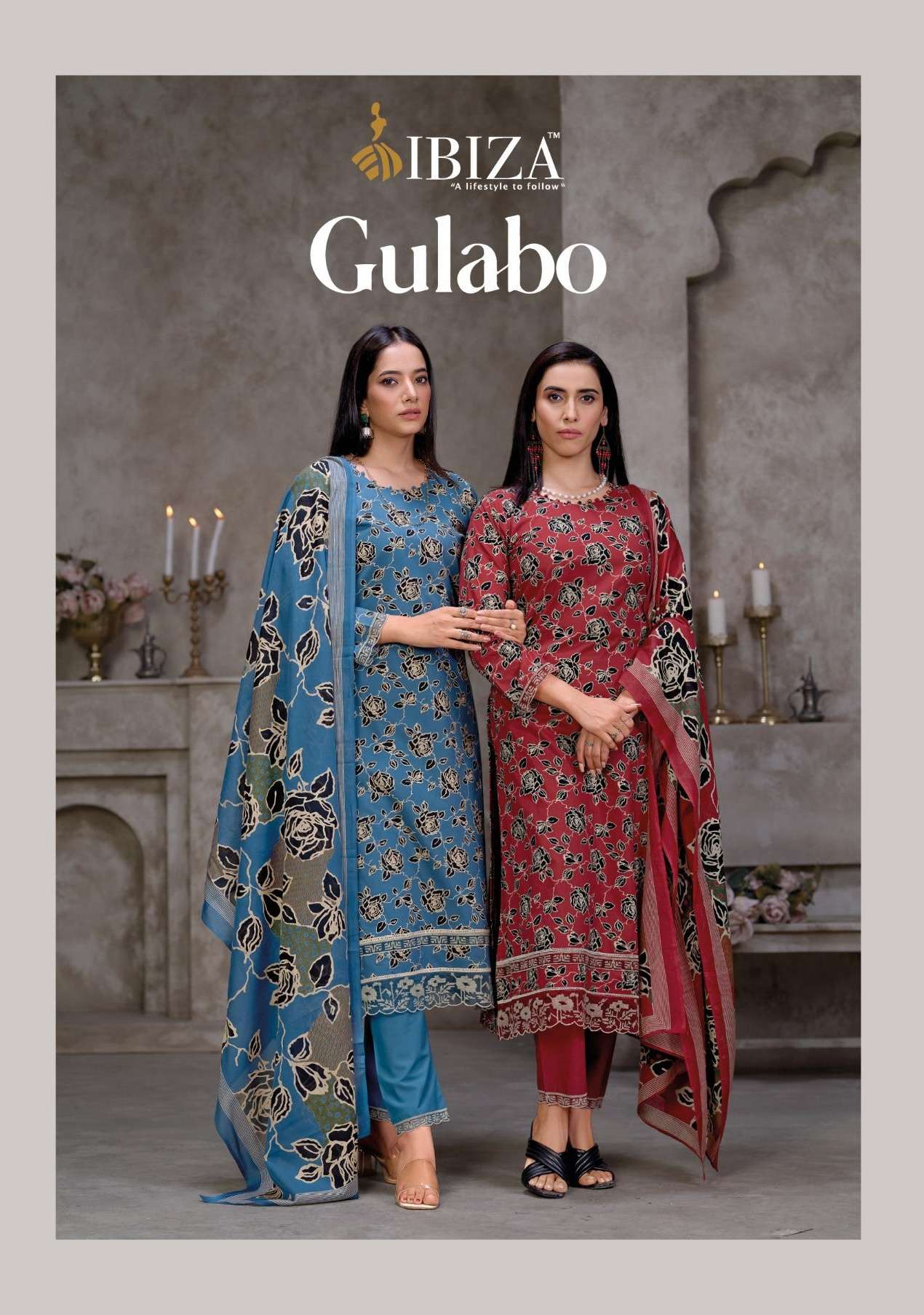 GULABO by IBIZA PURE CAMRIC COTON suit collection manufacturer surat 