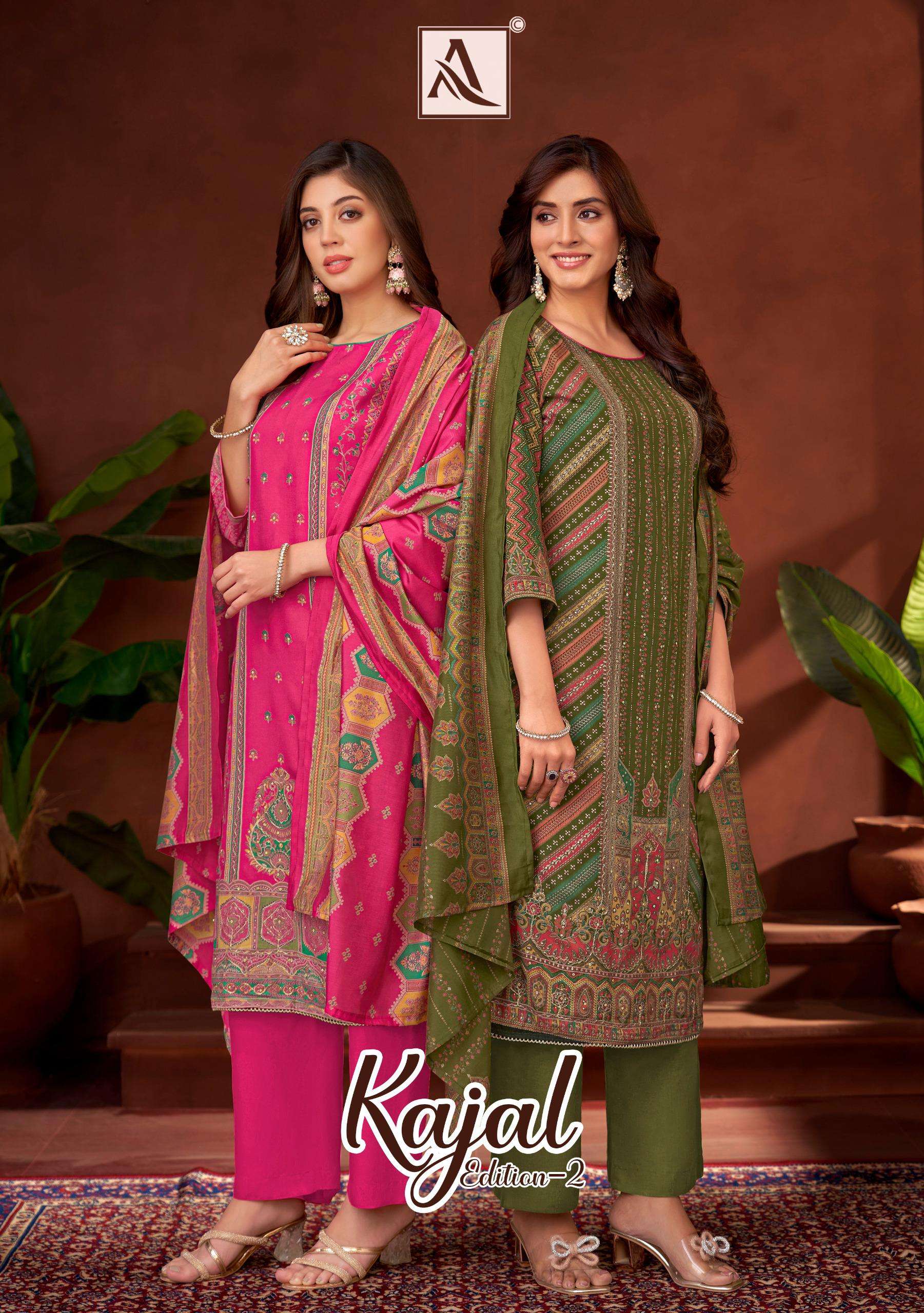 KAJAL 2 by Alok Suit  Heavy Viscose suit collection manufacturer surat 