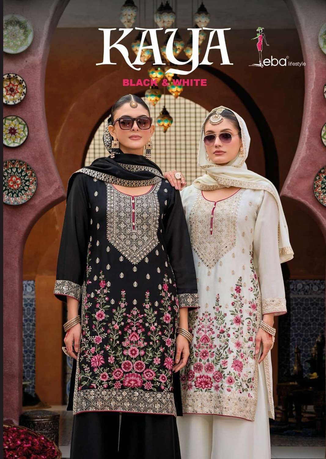 KAYA by EBA Lifestyle  Chinon suit collection manufacturer surat 