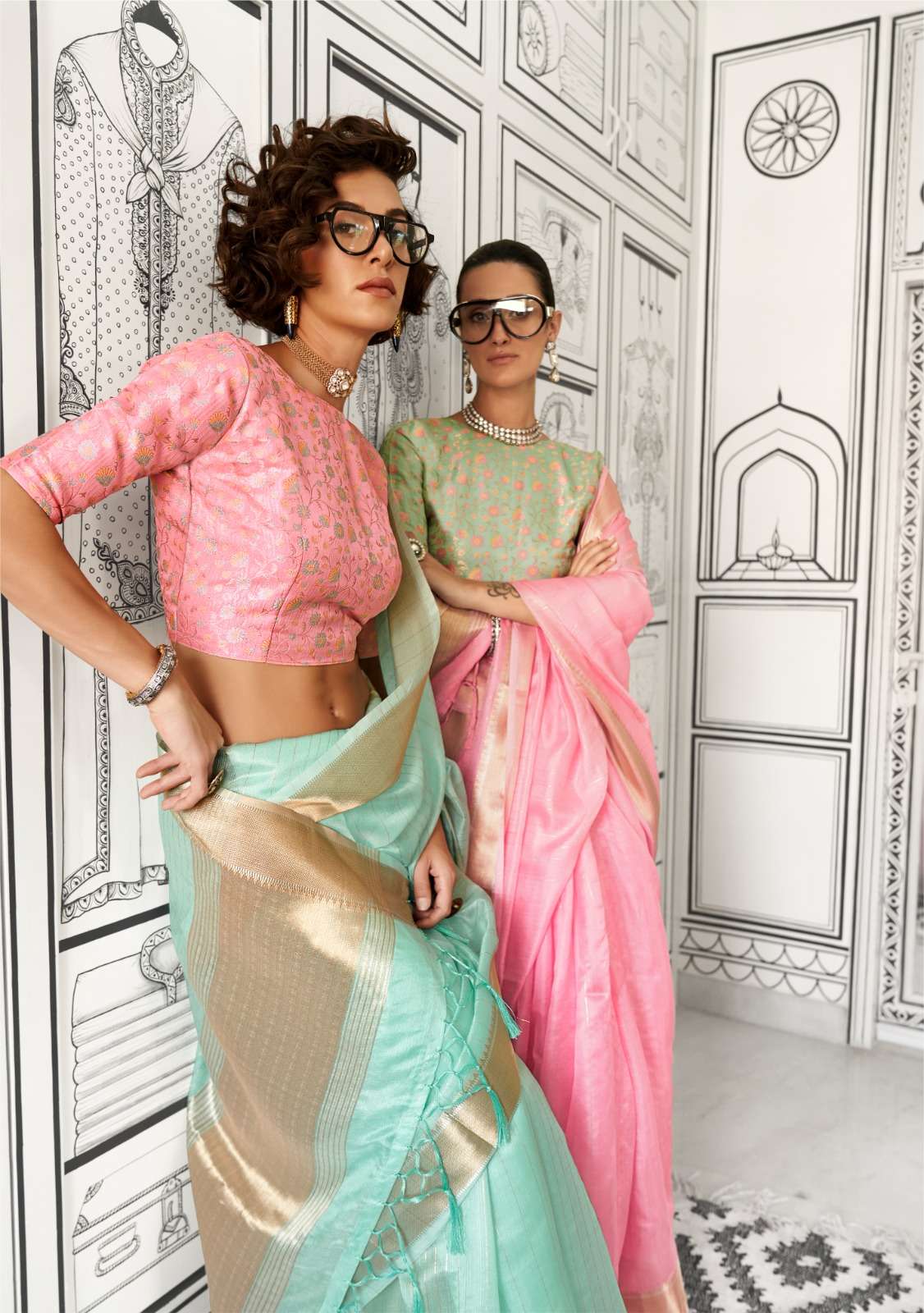 KNOORIE by RAJTEX  Chiffon saree collection manufacturer surat 