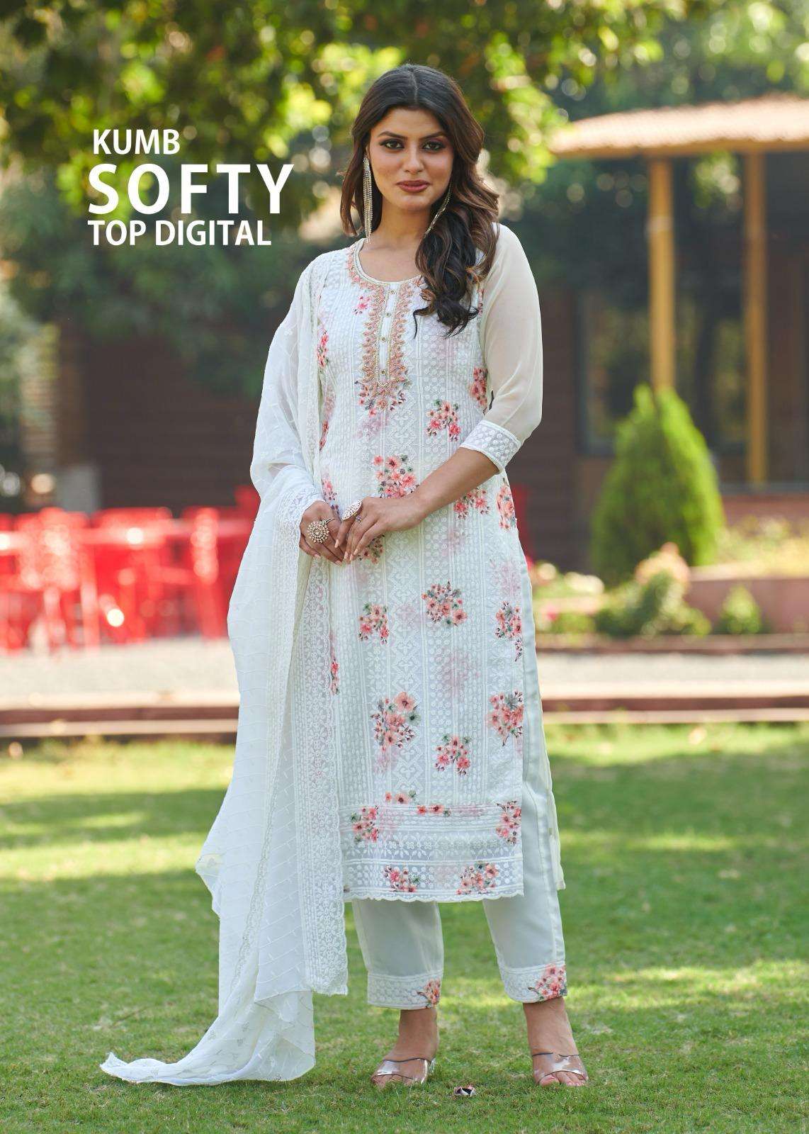 KUMB SOFTY TOP DIGITAL heavy kurti collection manufacturer surat 