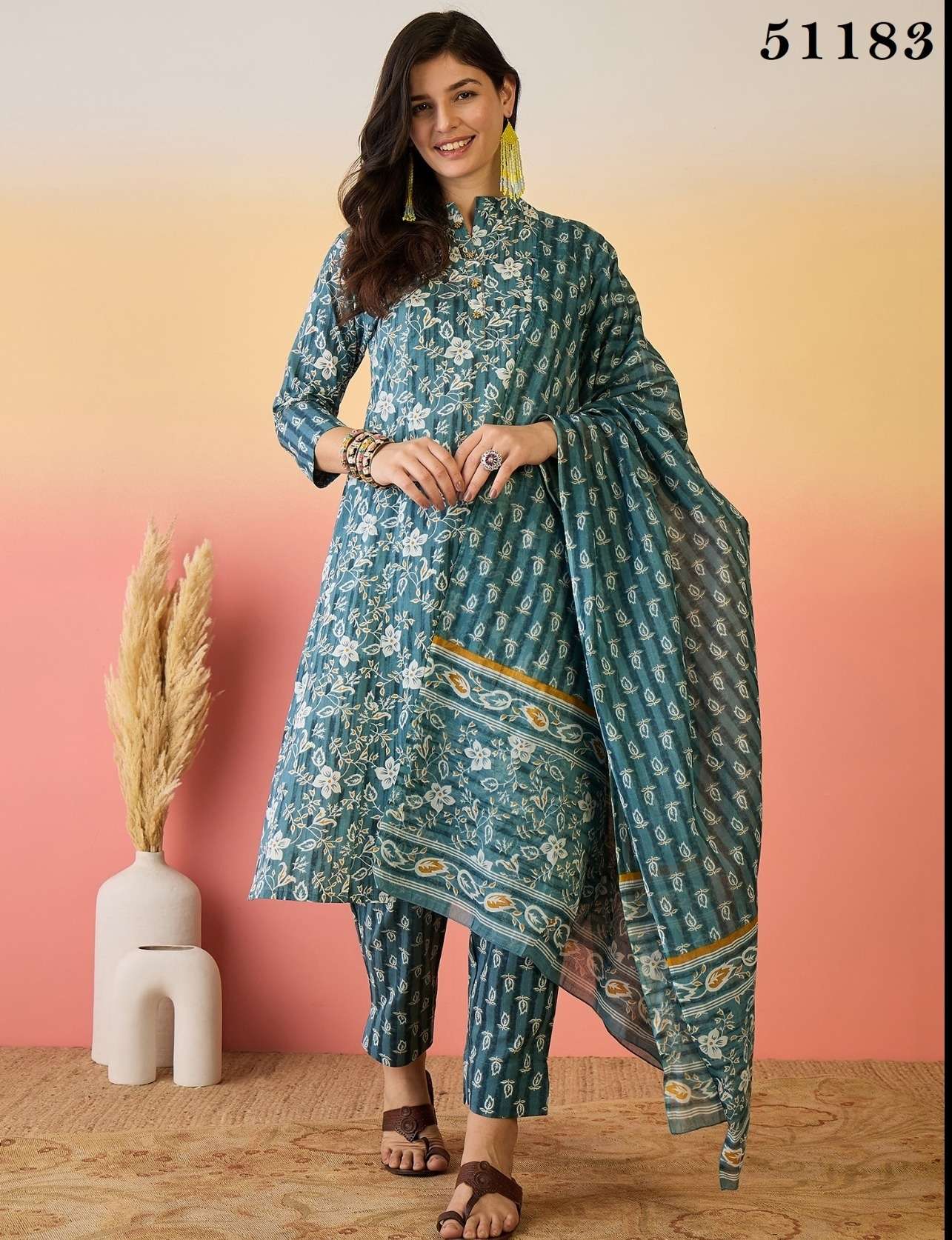 Lasya pure cotton kurti collection manufacturer surat 