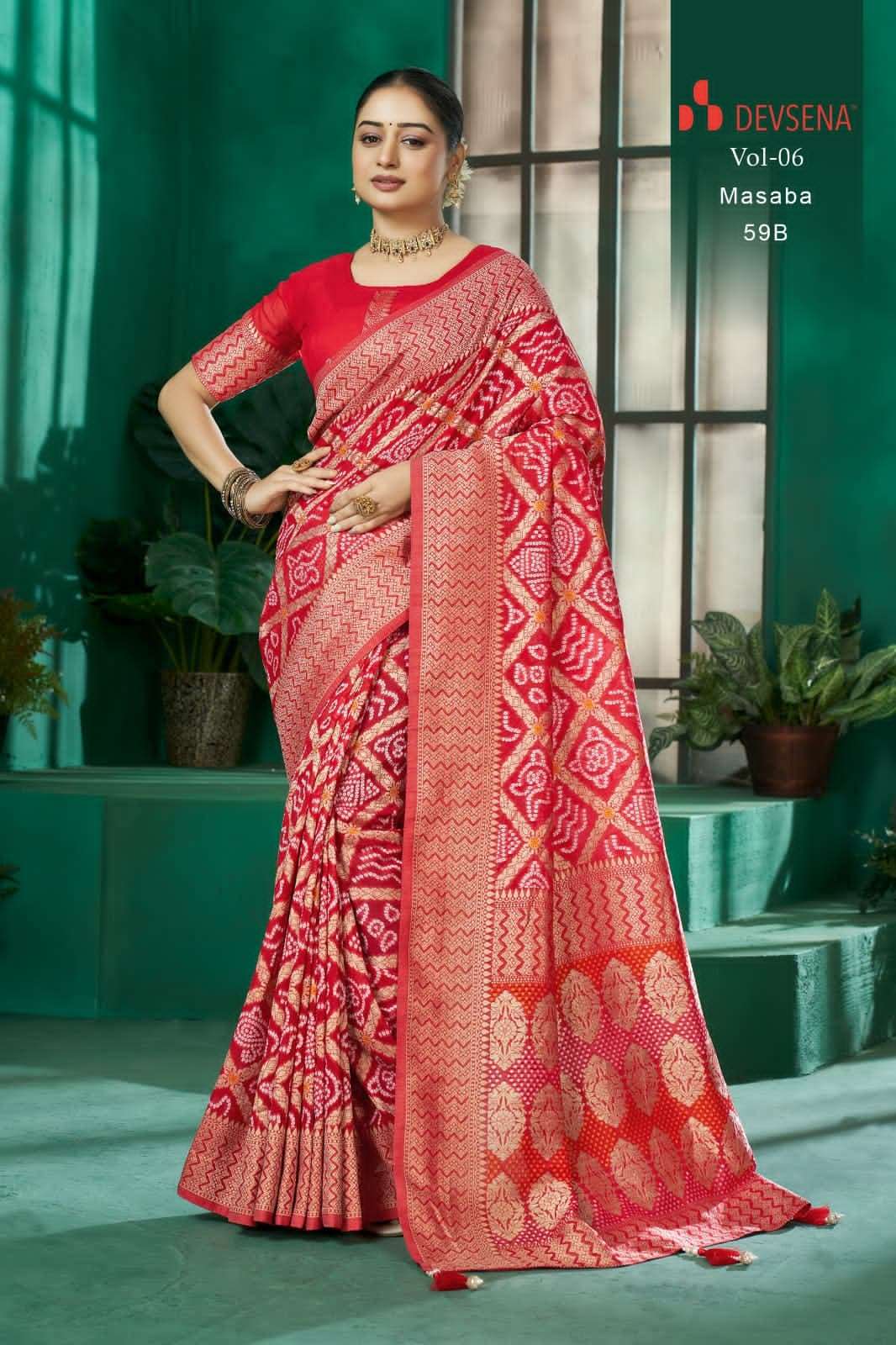 MASABA VOL 6 DESILUK saree collection manufacturer surat 