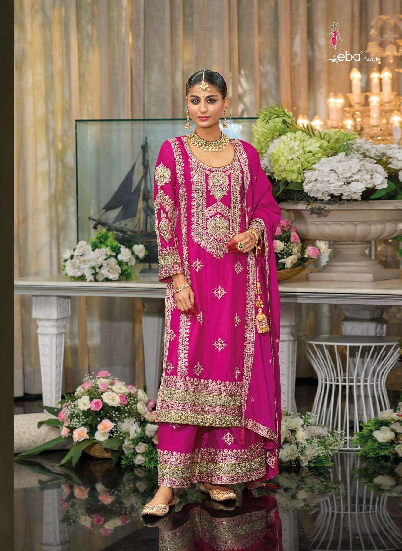 Muskat 2 by eba lifestyle hevey Chinon suit collection manufacturer surat 