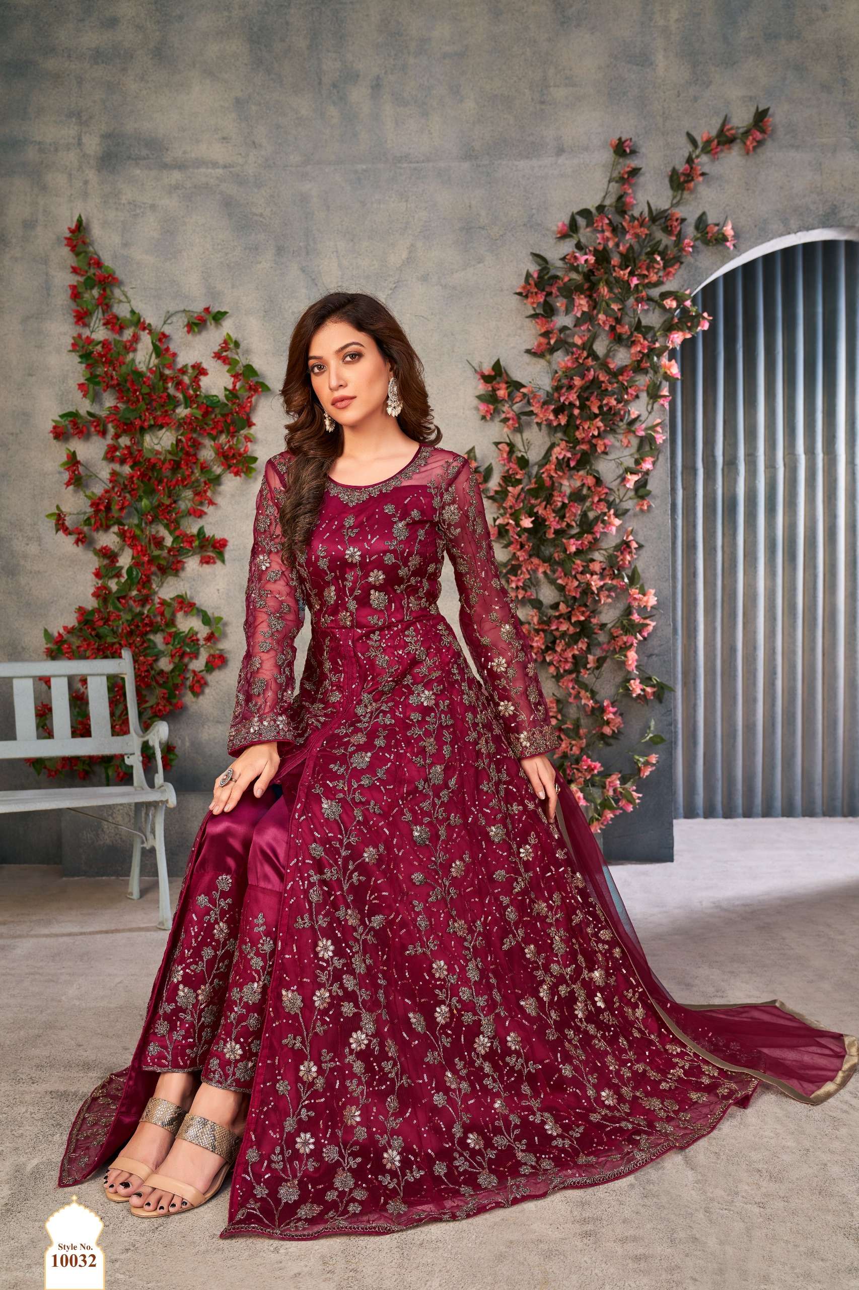 New Arrival Anjubaa vol 4 by Anjubaa lifestyle gown collection manufacturer surat 