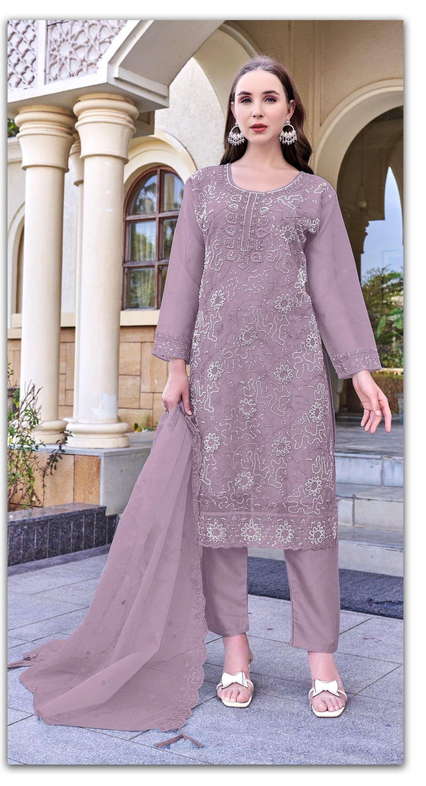 ROSE HAND CRAFT D NO S 205 EDITION by  SHANAYA fashion suit collection manufacturer surat 