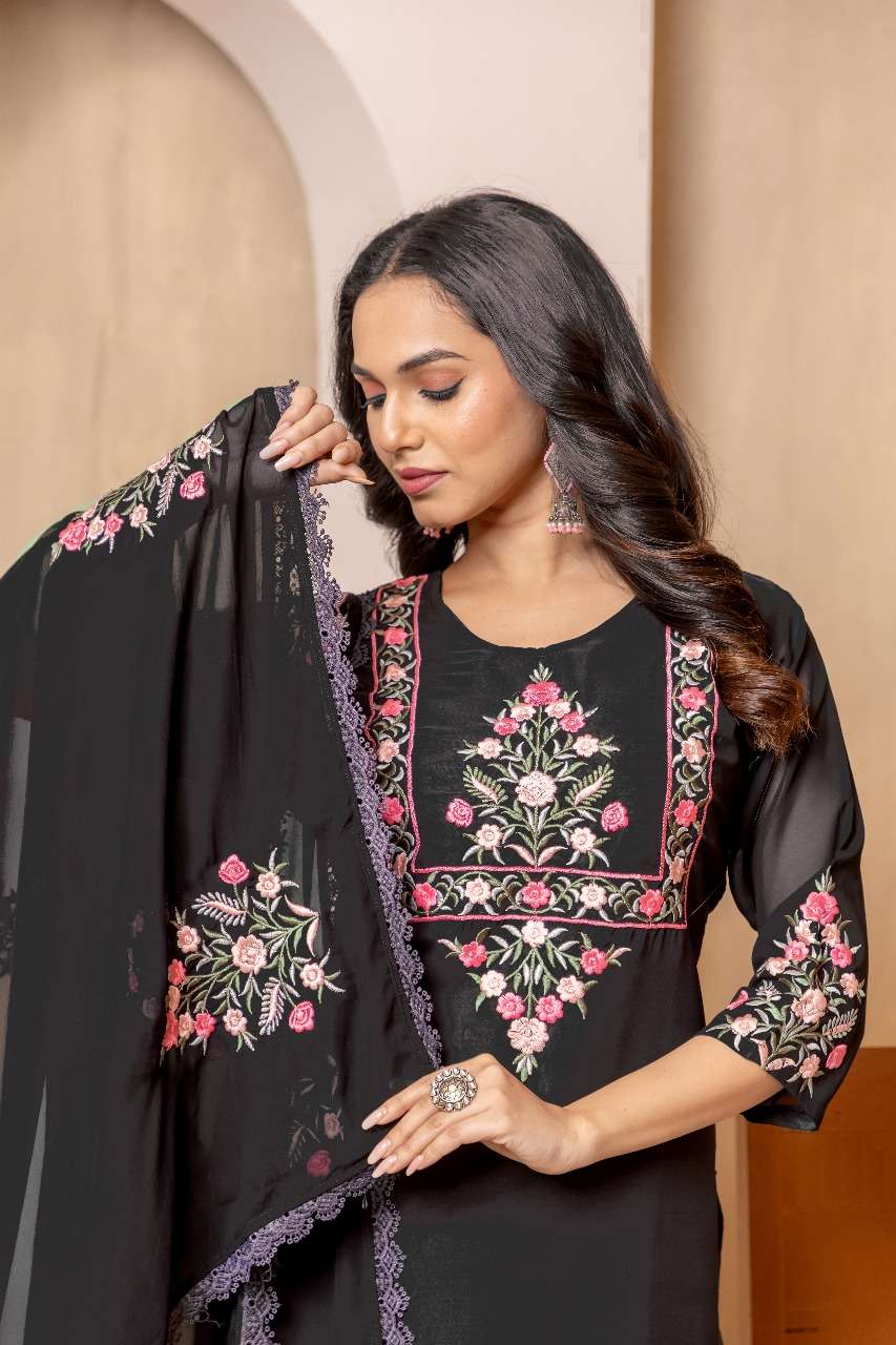 Shuchi faux Georgette kurti collection manufacturer surat 