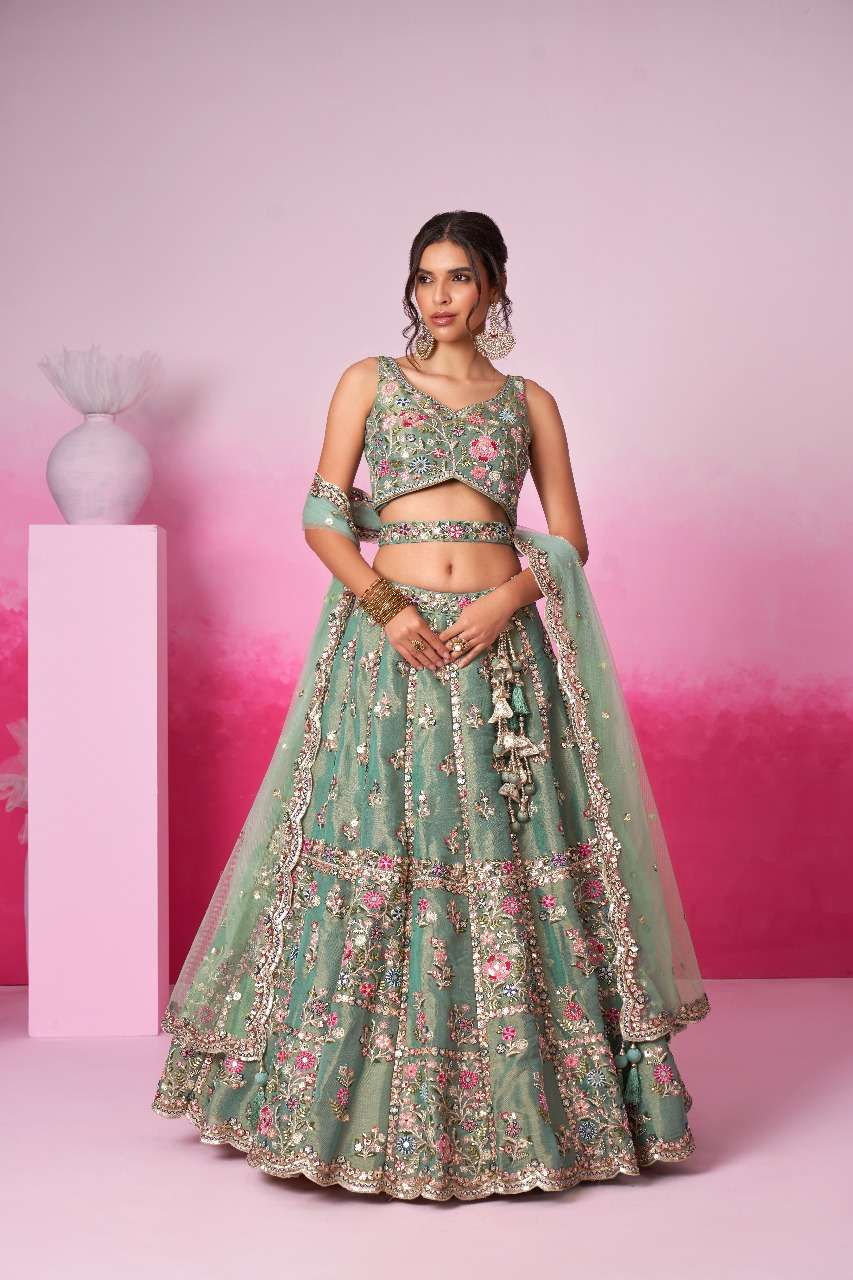 Adorn Craft 6041 Net Bridal lehenga choli collection manufacturer surat 