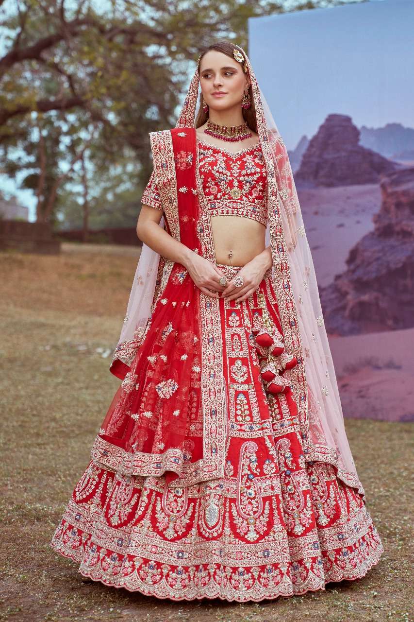Adorn Craft 6059  Maroon Pink Purple Red Lehenga Choli Dupatta collection manufacturer surat 