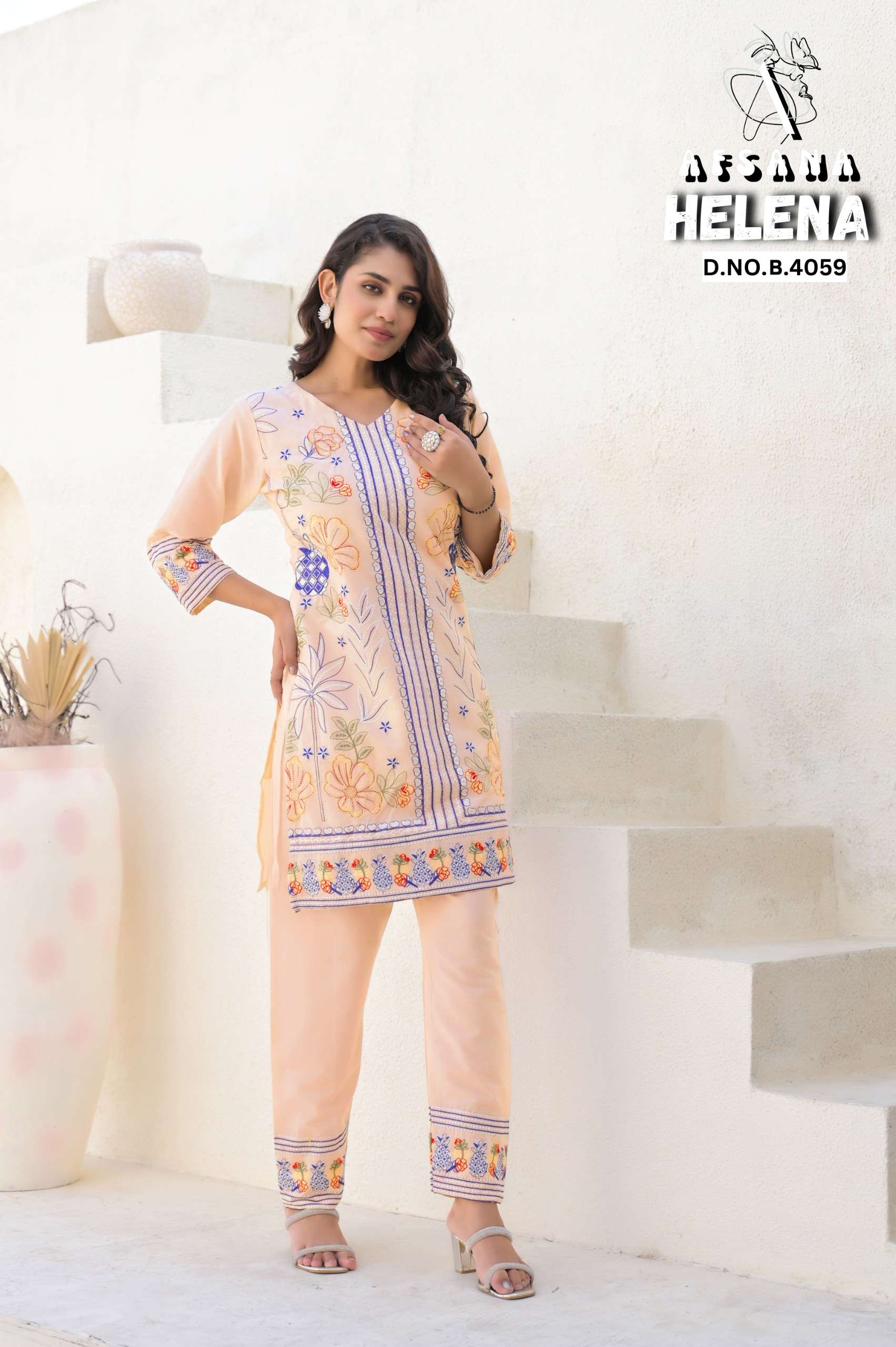 AFSANA by HELENA Cotton kurti collection manufacturer surat 