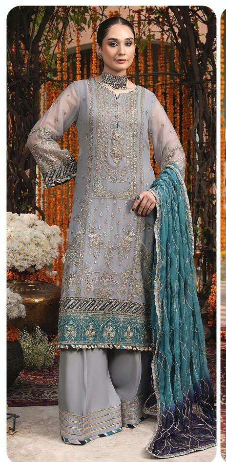 Alaya SD 1011 by SAJIDA GEORGETTE suit collection manufacturer surat 