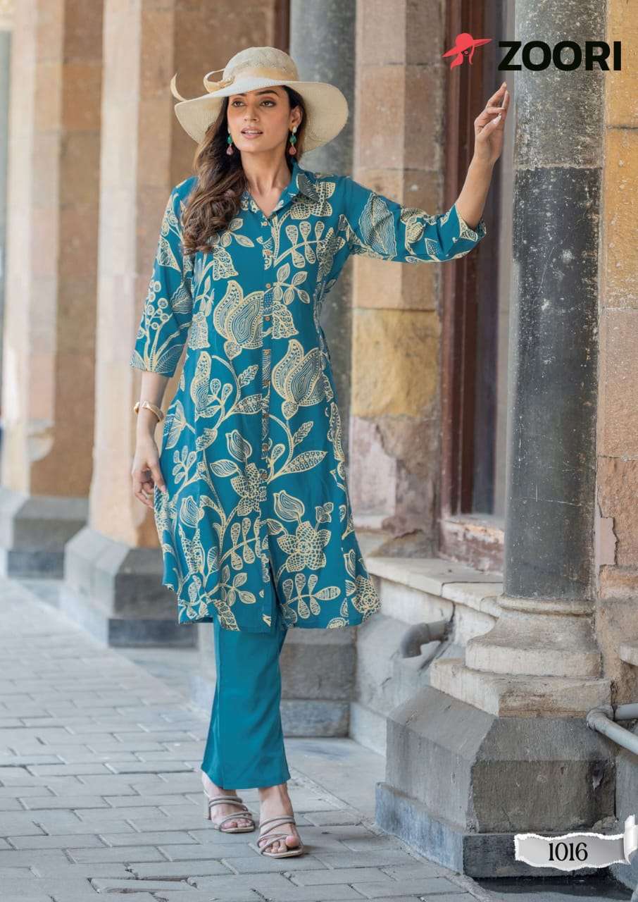 Alexa by ZOORI Alexa by ZOORI Premium Rayon kurti collection manufacturer surat collection manufactu...