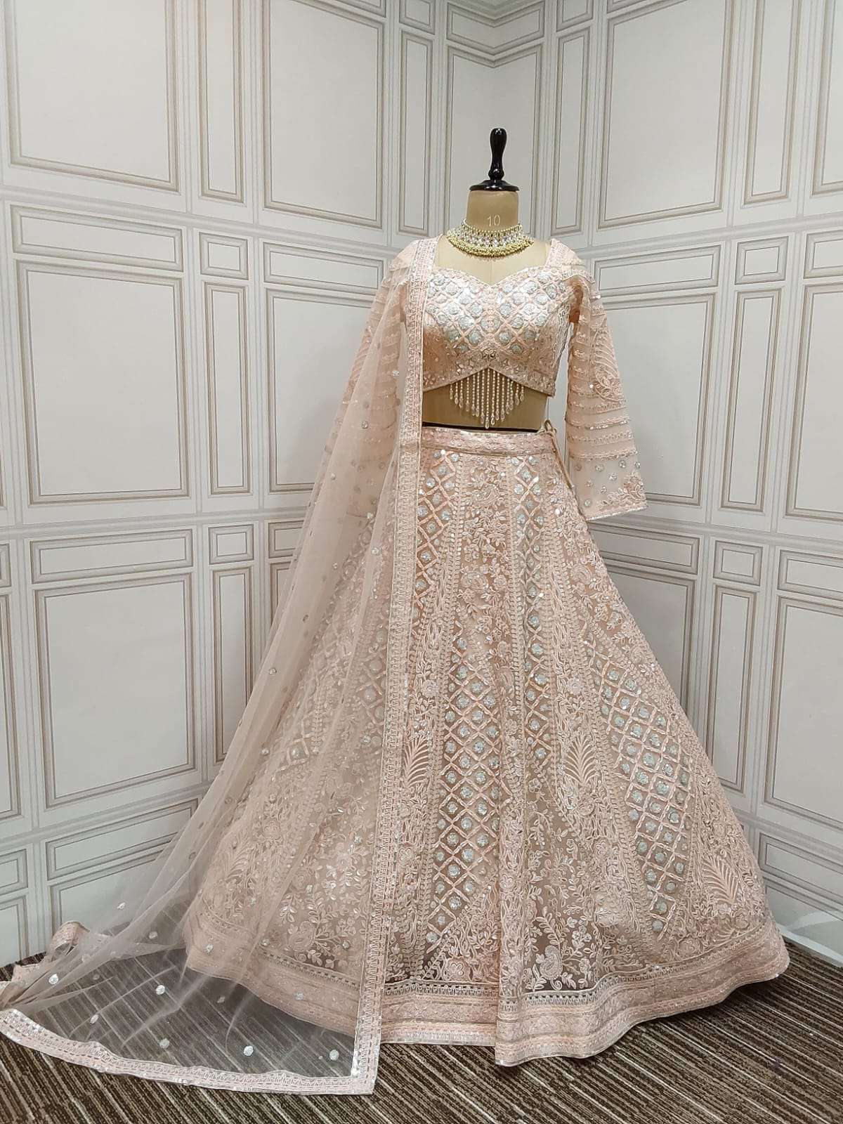CODE 1005 HANDWORK READYMADE LEHENGA CHOLI collection manufacturer surat 