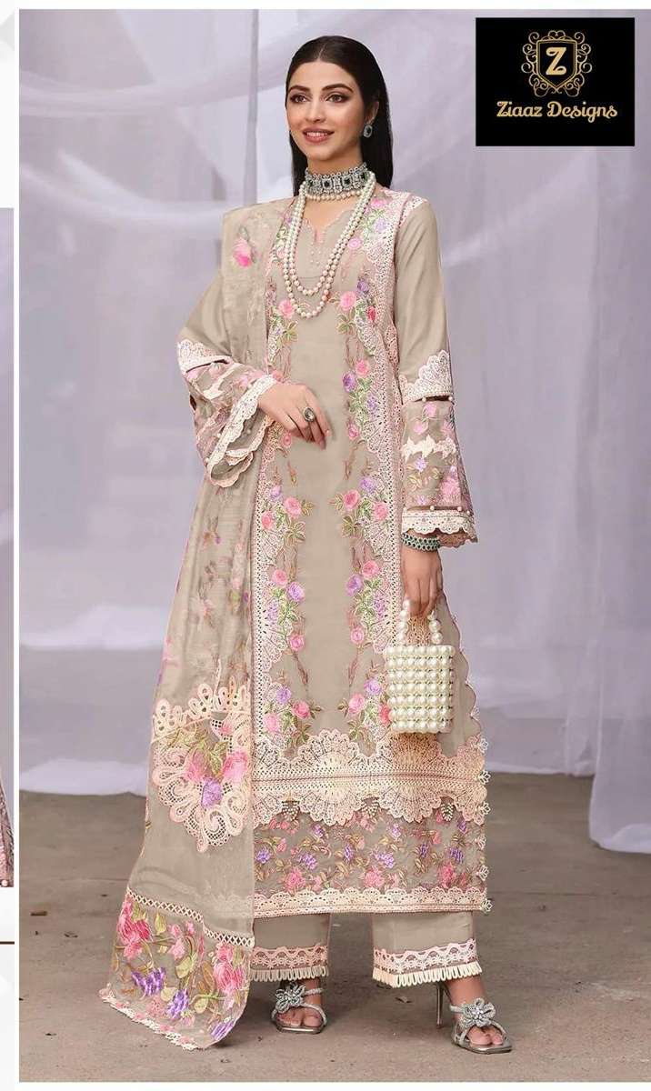 code 773 by  Ziaaz Designs cotton suit collection manufacturer surat 