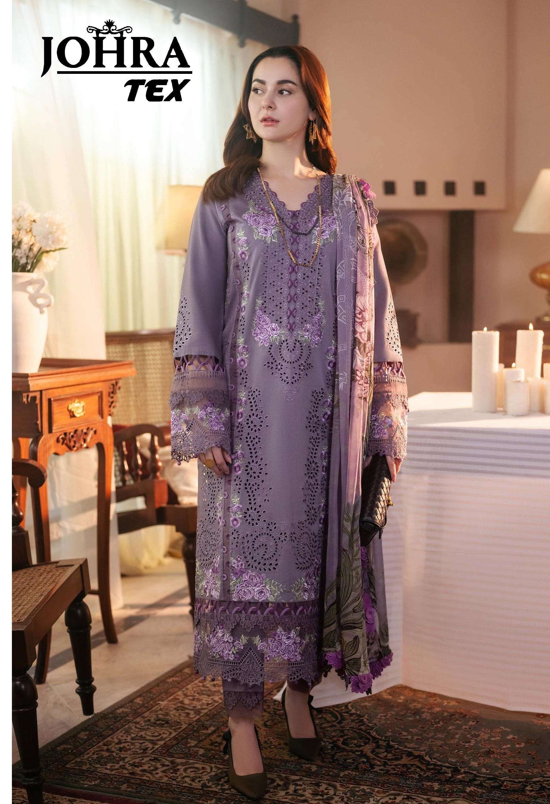 D NO JT 164 by JOHRA TEX CAMBRIC cotton suit collection manufacturer surat 