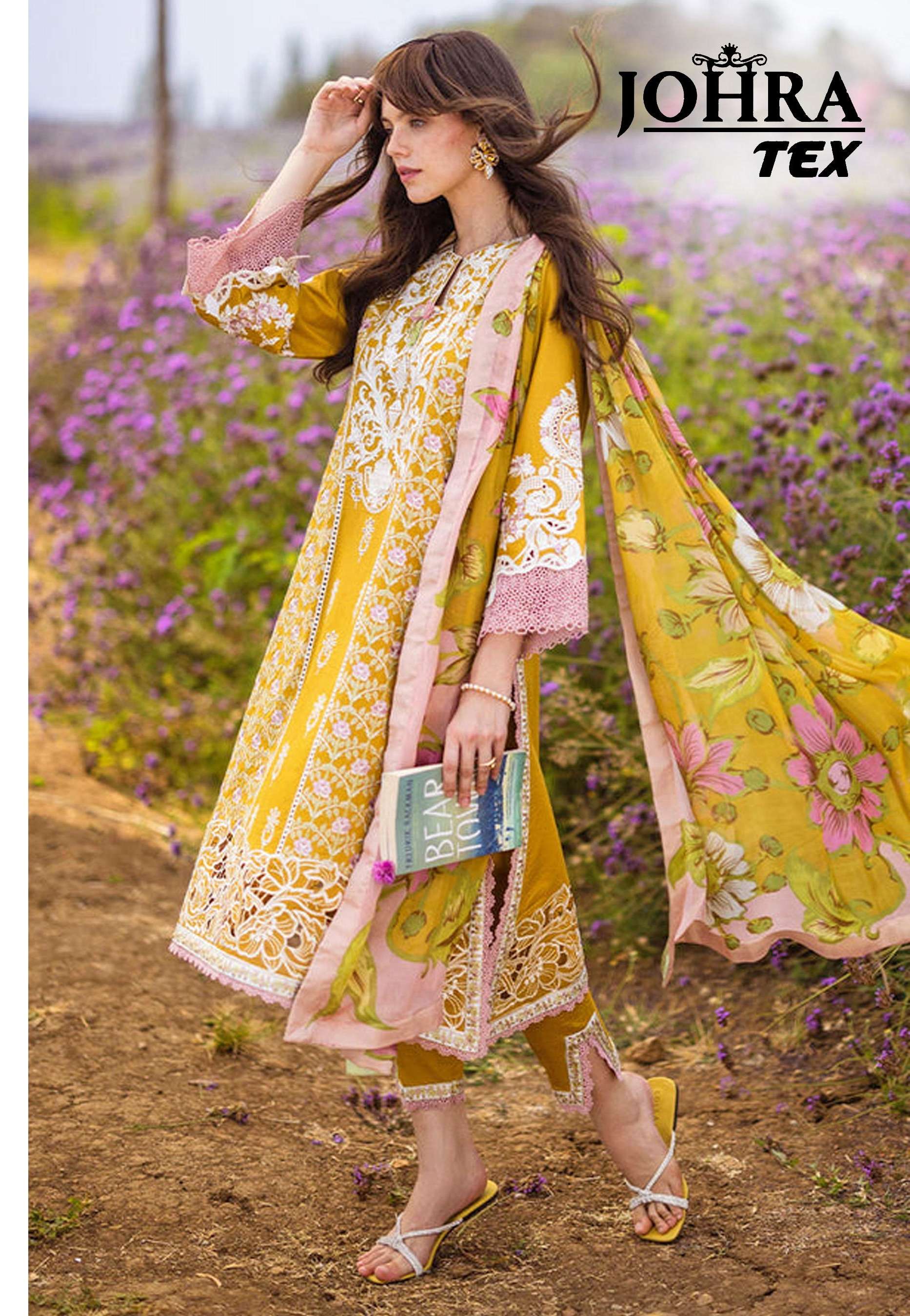 D NO JT 166 by JOHRA TEX CAMBRIC cotton suit collection manufacturer surat 