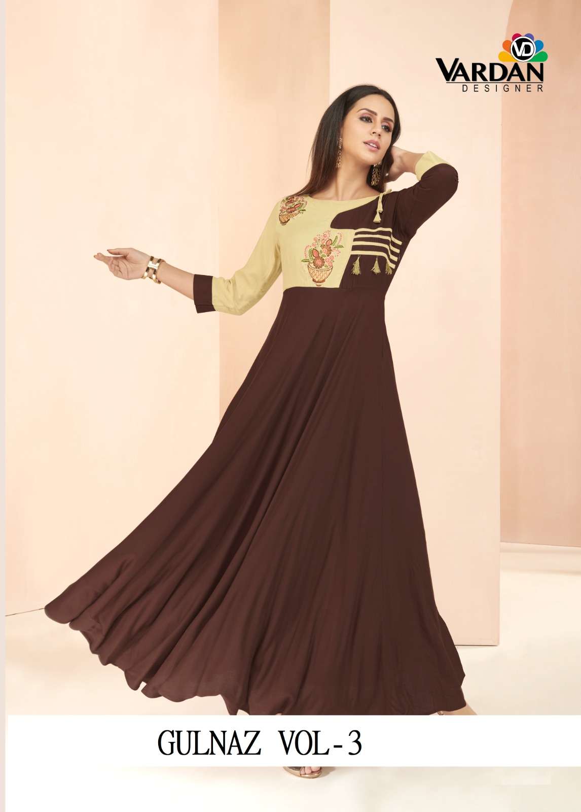 Gulnaz Vol 3 by Vardan Designer kurti collection manufacturer surat 