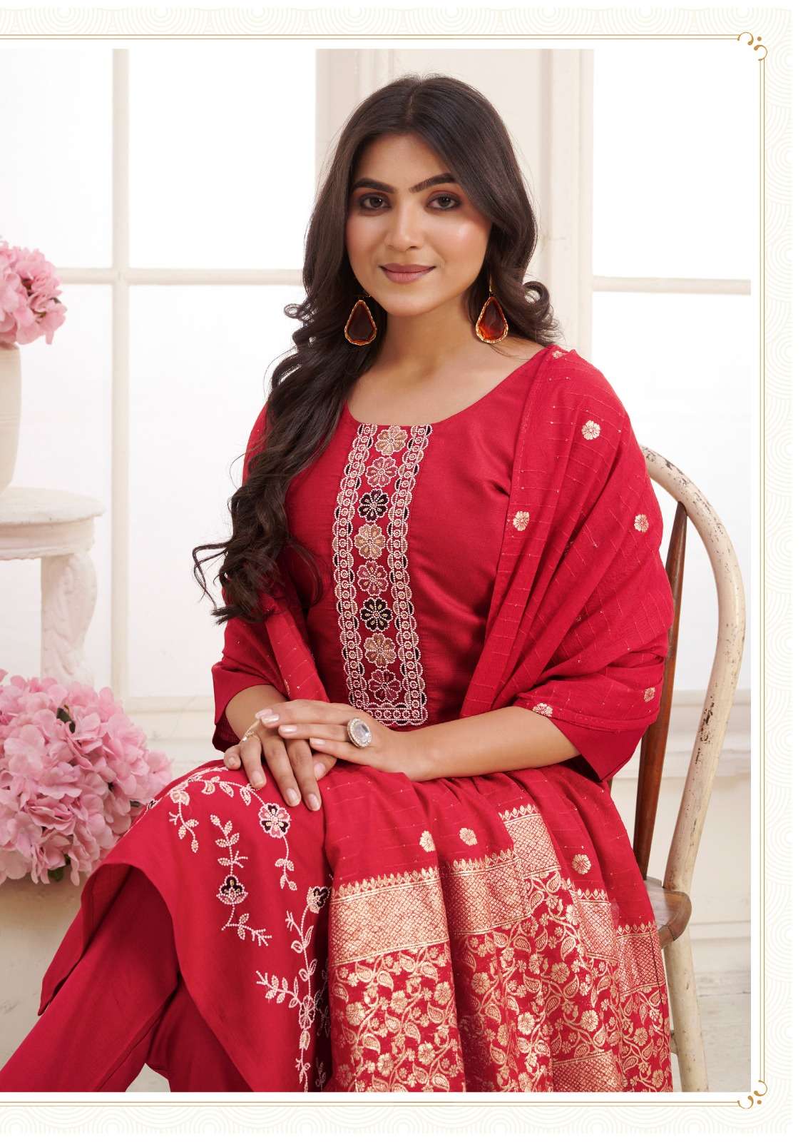 Jannat Vol 02 by vamika Hevy Viscos suit collection manufacturer surat 