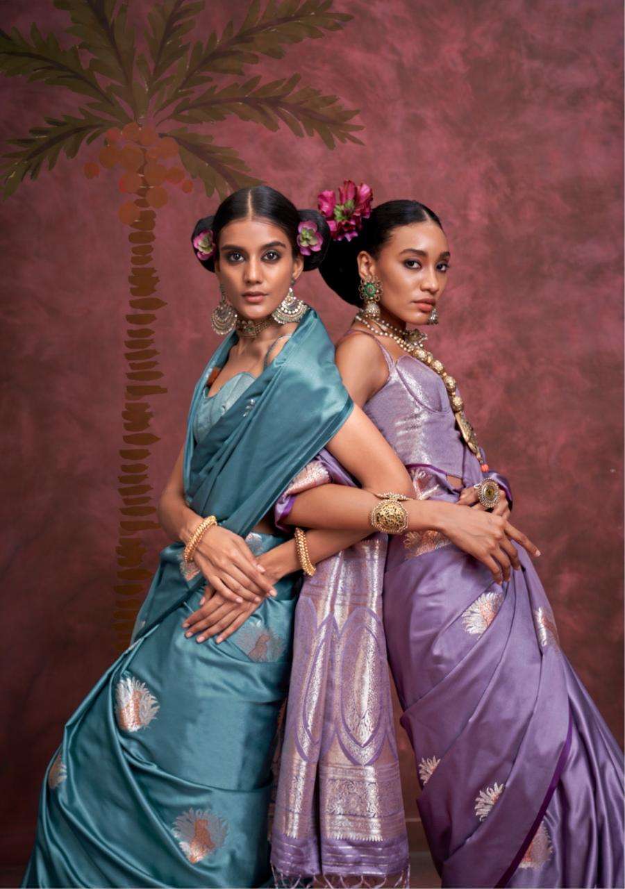 KANTHKALA PANTHER By rajtax PURE SATIN silk saree collection manufacturer 