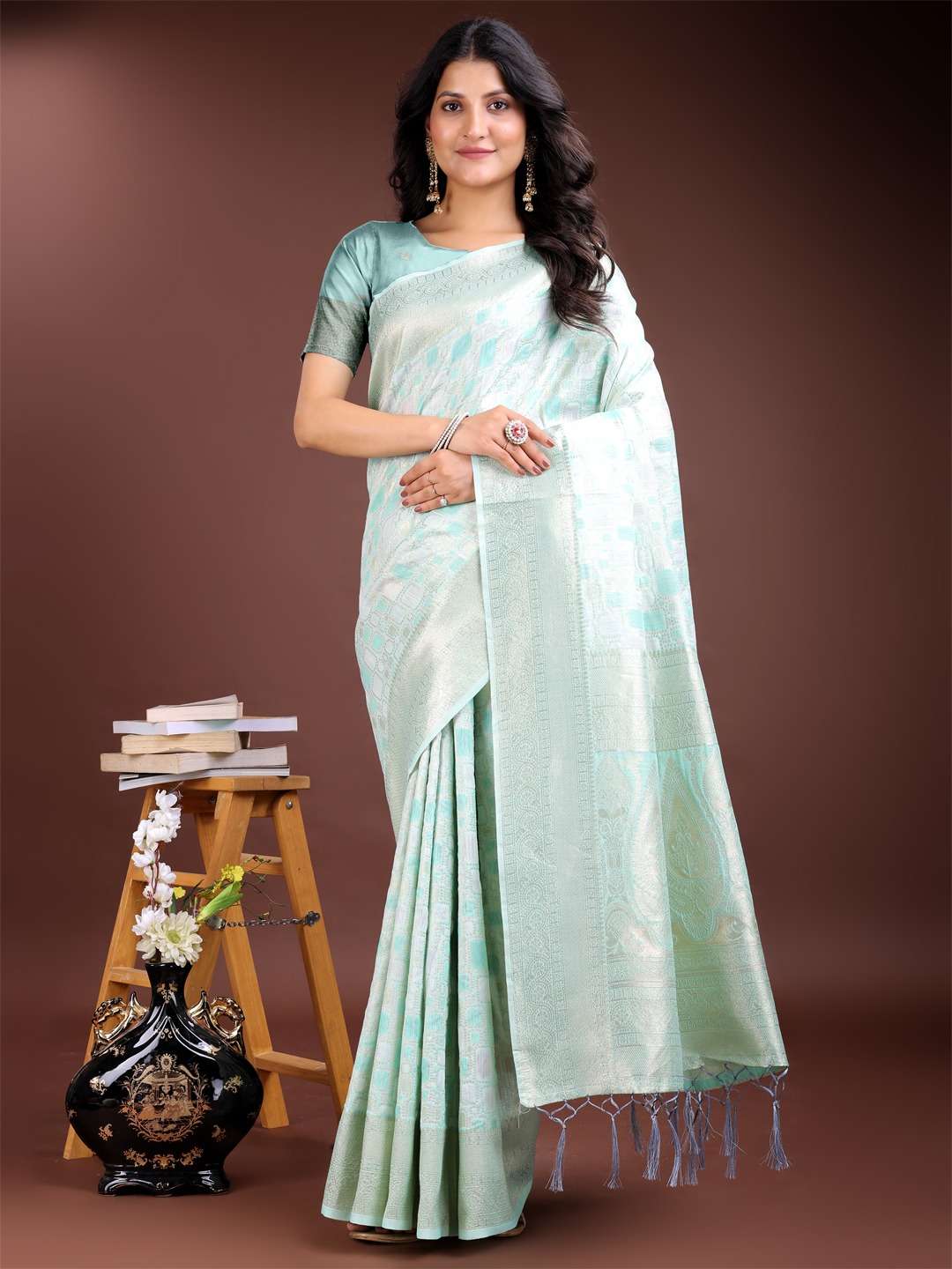 MANGO SILK Linen Cotton saree collection manufacturer surat 
