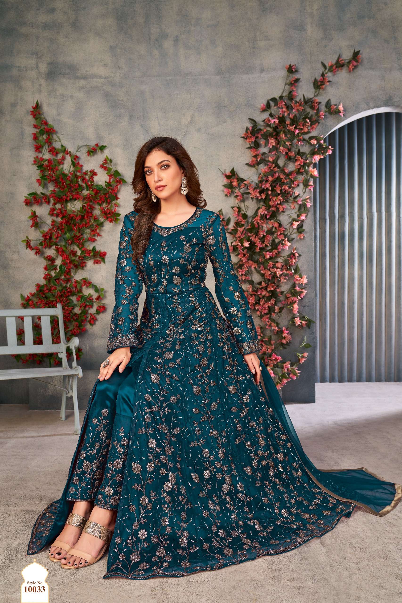New Arrival Anjubaa vol 4 net gown collection manufacturer surat 