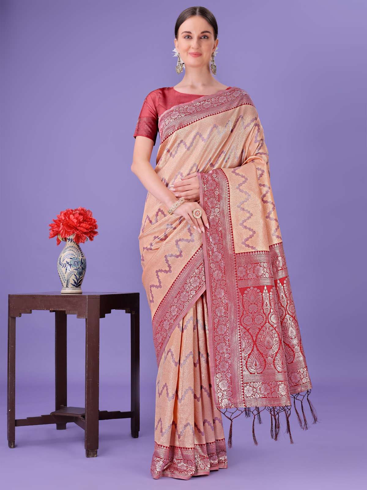 PLAZZO SILK VOL 3 by  ASTITA Lichi Silk saree collection manufacturer surat 